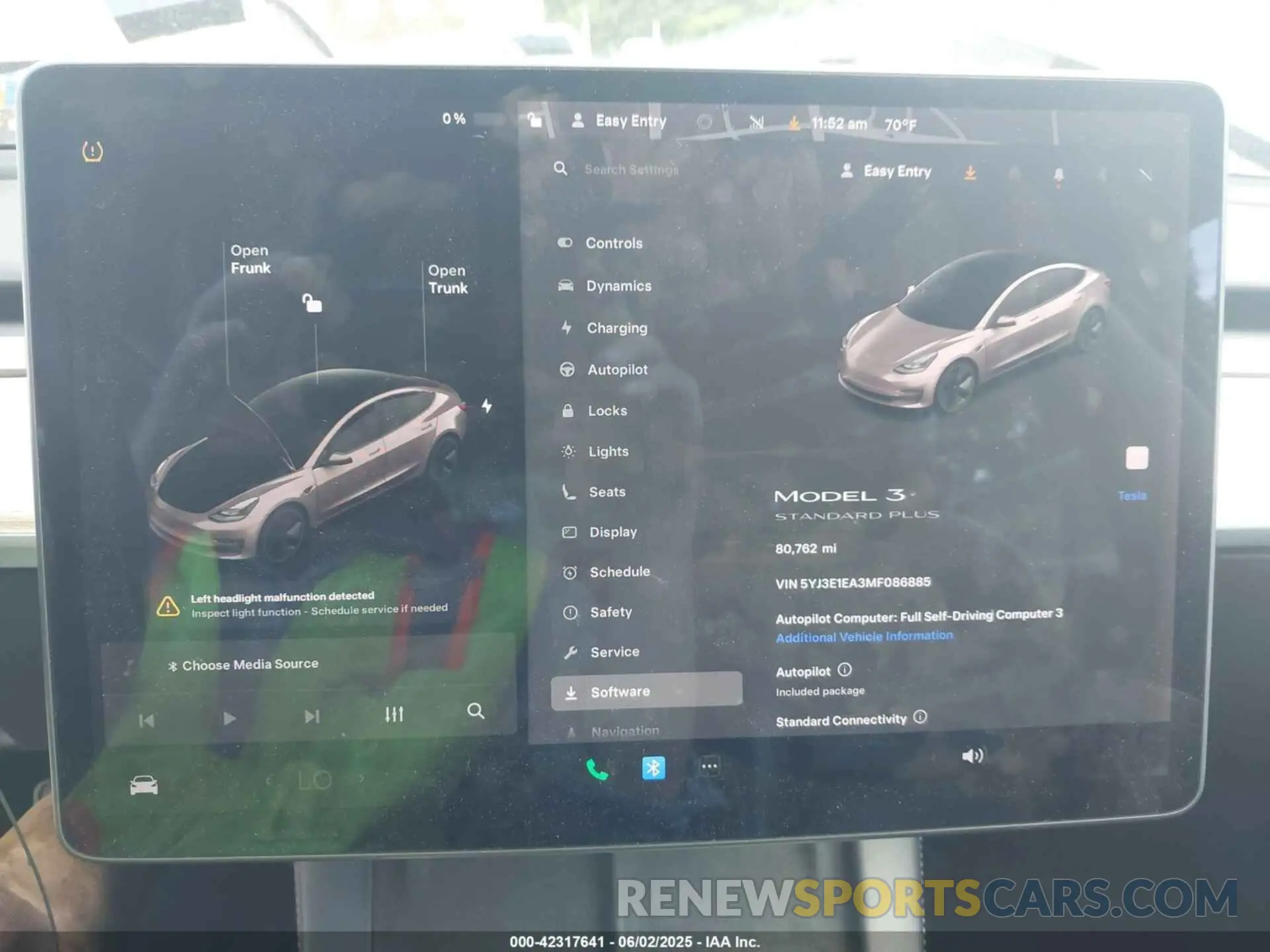 7 Photograph of a damaged car 5YJ3E1EA3MF086885 TESLA MODEL 3 2021