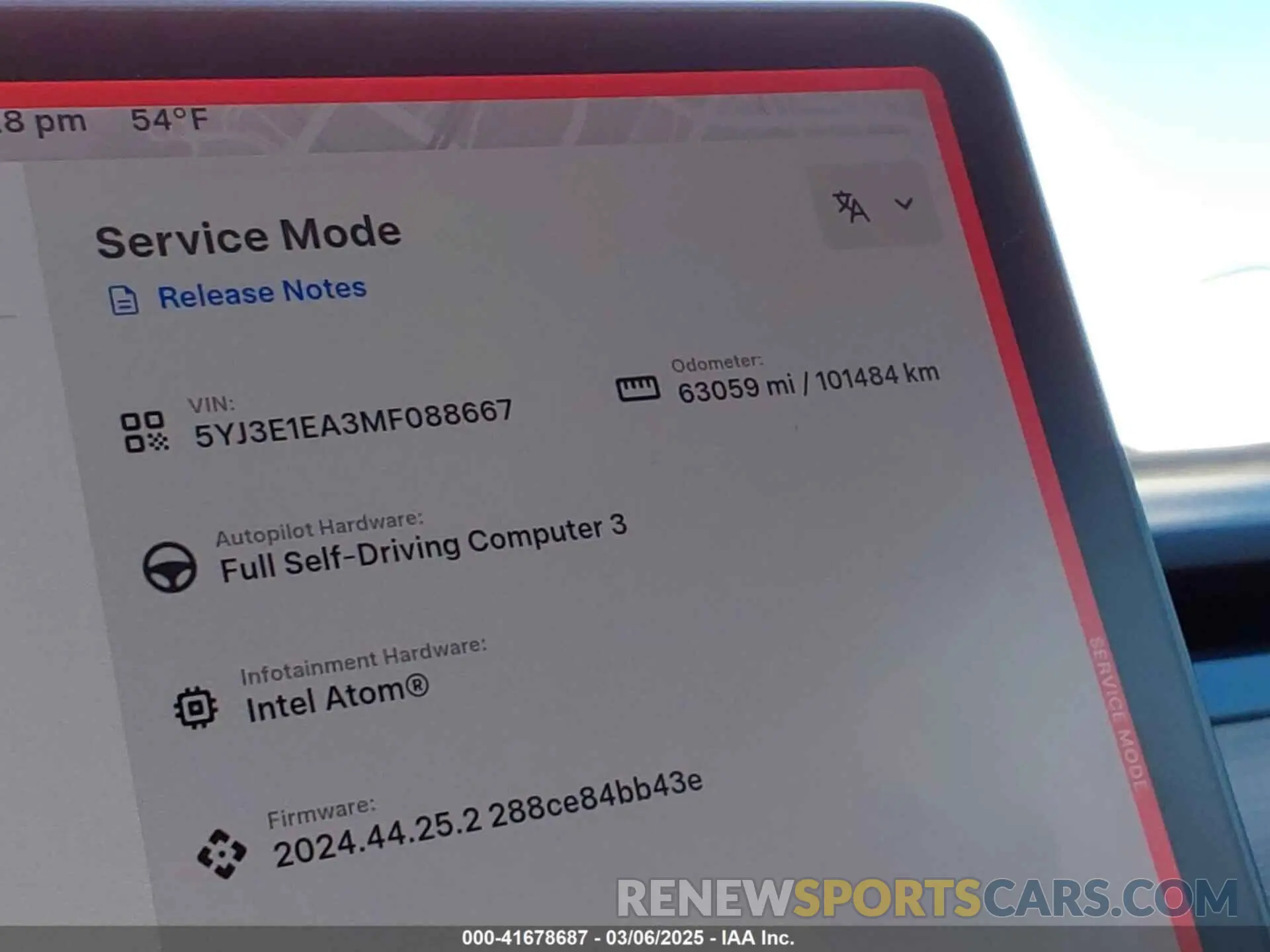 7 Photograph of a damaged car 5YJ3E1EA3MF088667 TESLA MODEL 3 2021