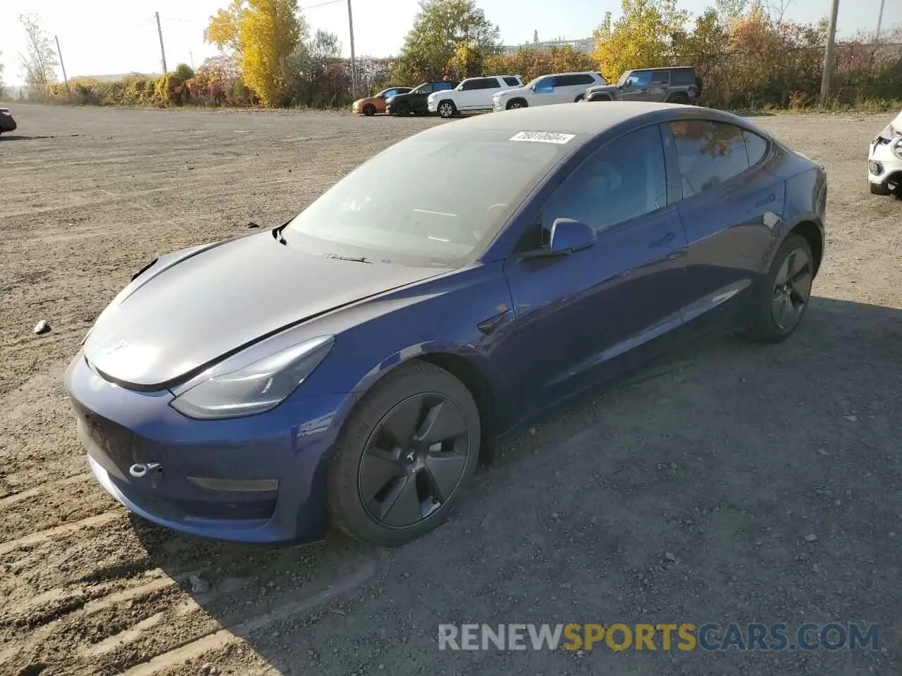 1 Photograph of a damaged car 5YJ3E1EA3MF090466 TESLA MODEL 3 2021