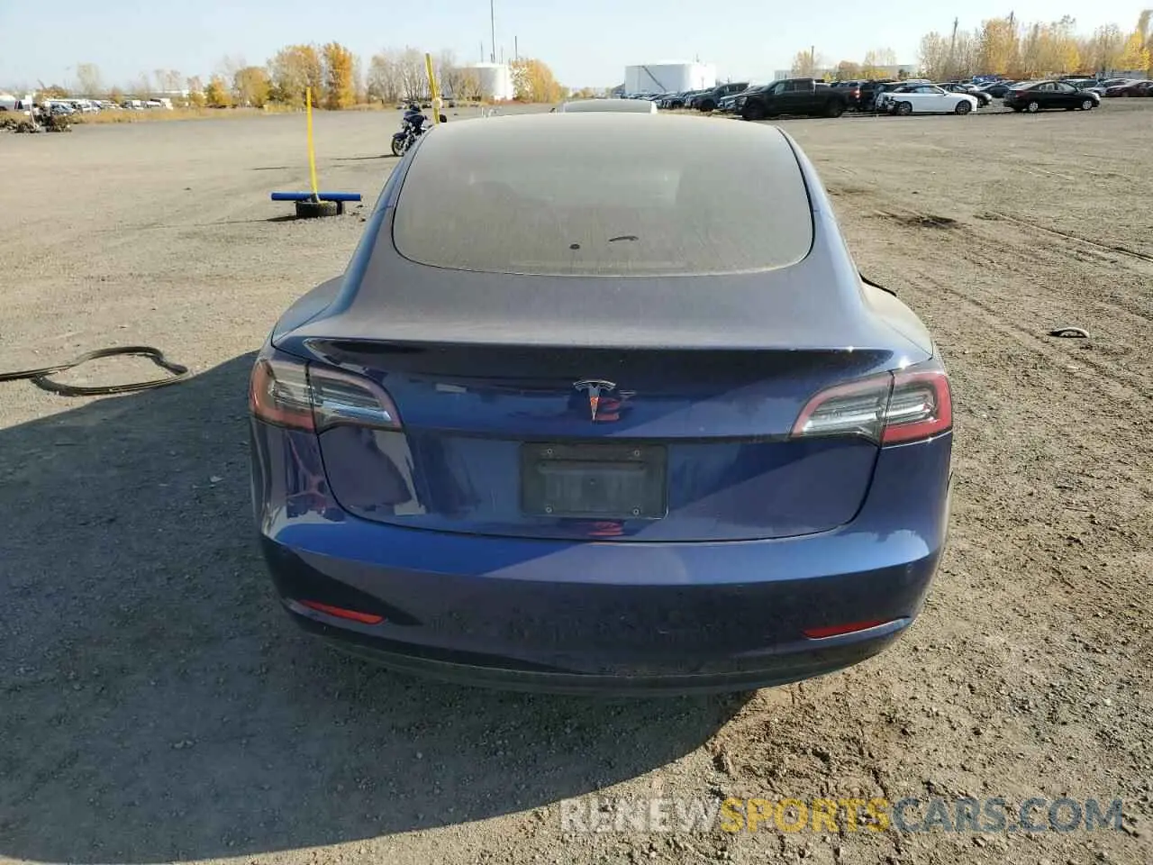 6 Photograph of a damaged car 5YJ3E1EA3MF090466 TESLA MODEL 3 2021