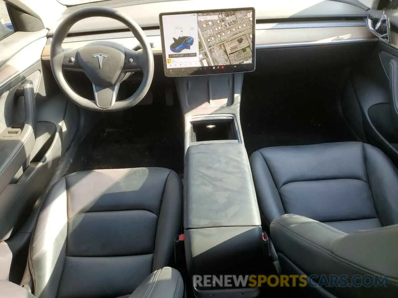 8 Photograph of a damaged car 5YJ3E1EA3MF090466 TESLA MODEL 3 2021