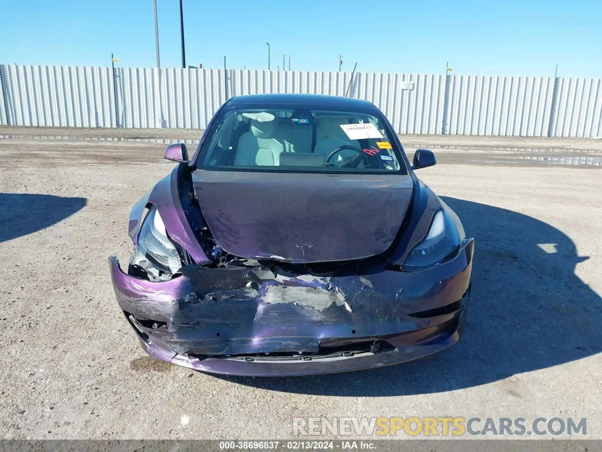 12 Photograph of a damaged car 5YJ3E1EA3MF093271 TESLA MODEL 3 2021