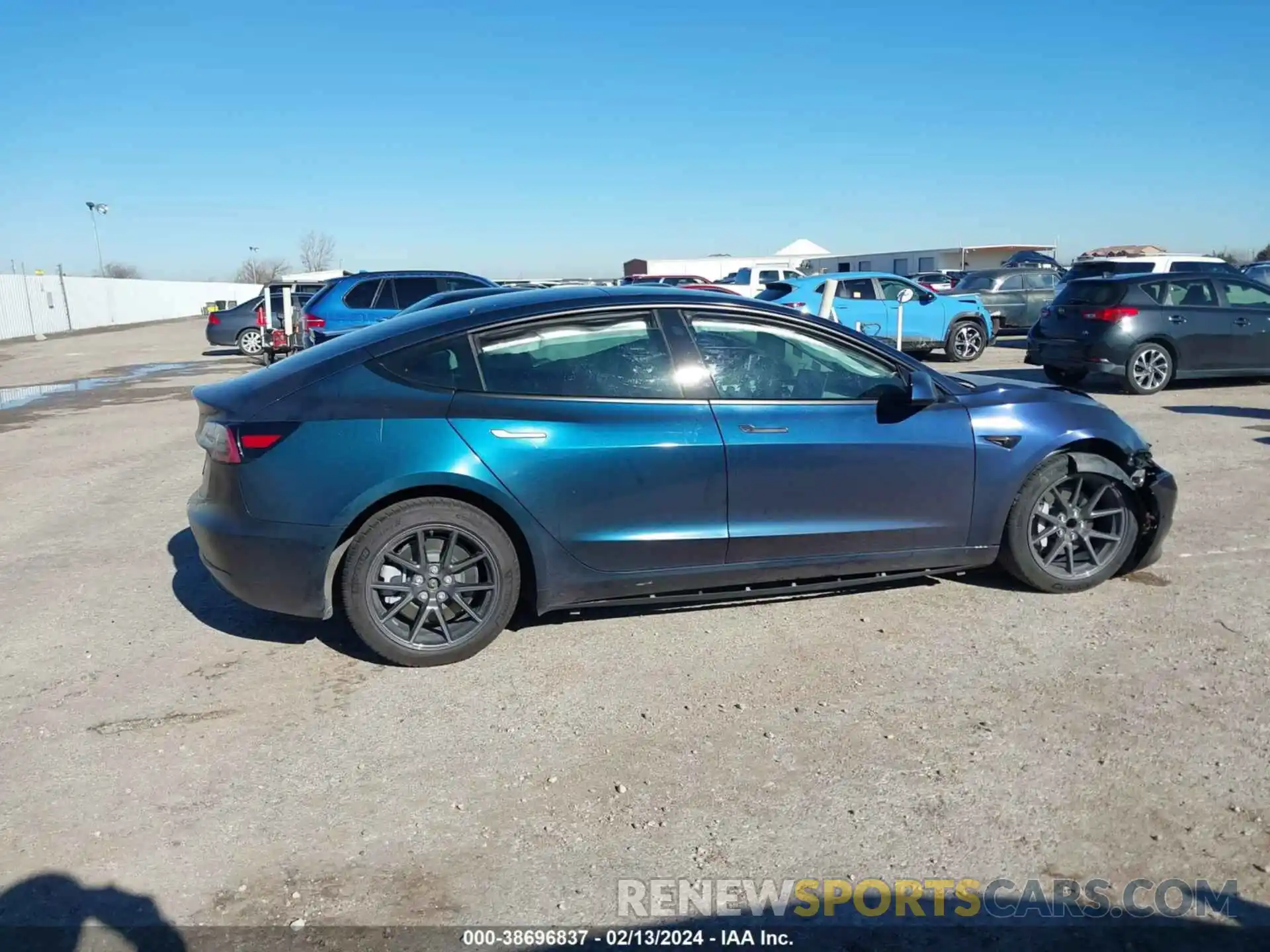 13 Photograph of a damaged car 5YJ3E1EA3MF093271 TESLA MODEL 3 2021