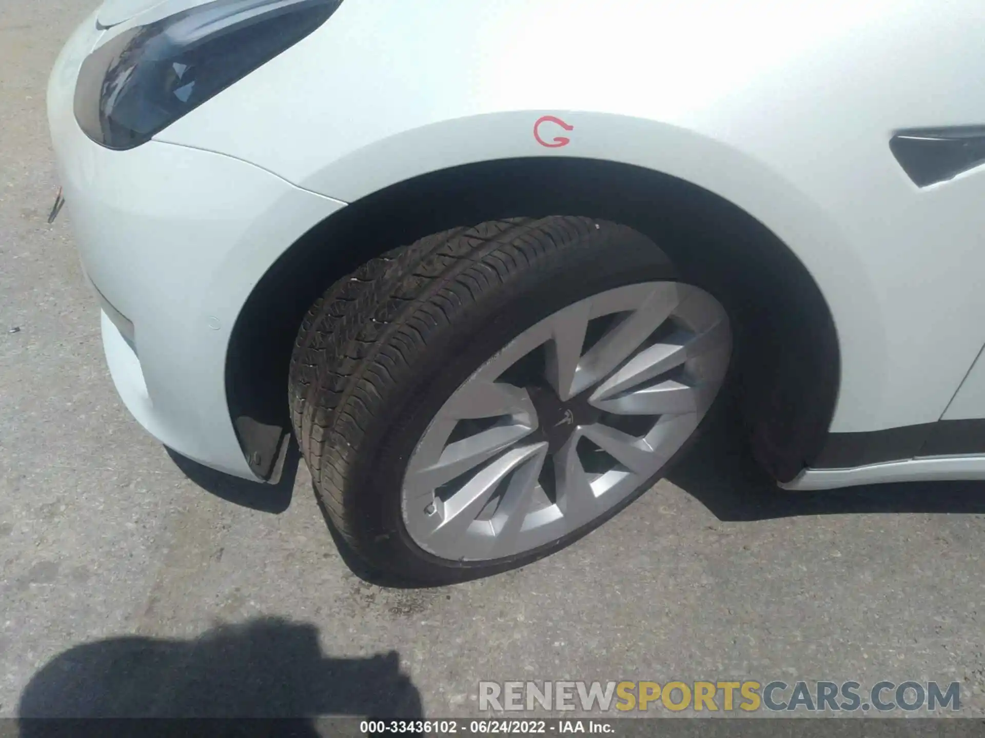 12 Photograph of a damaged car 5YJ3E1EA3MF097885 TESLA MODEL 3 2021