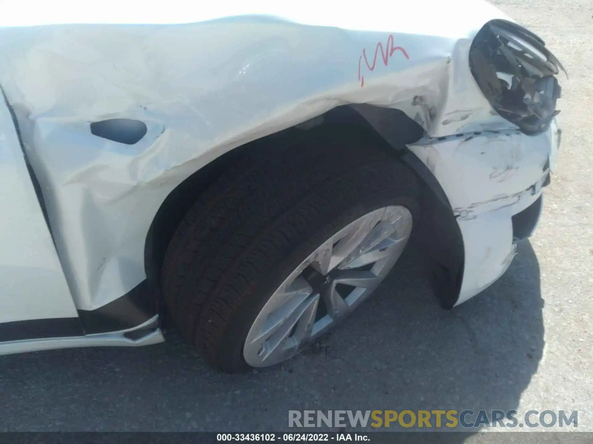 14 Photograph of a damaged car 5YJ3E1EA3MF097885 TESLA MODEL 3 2021