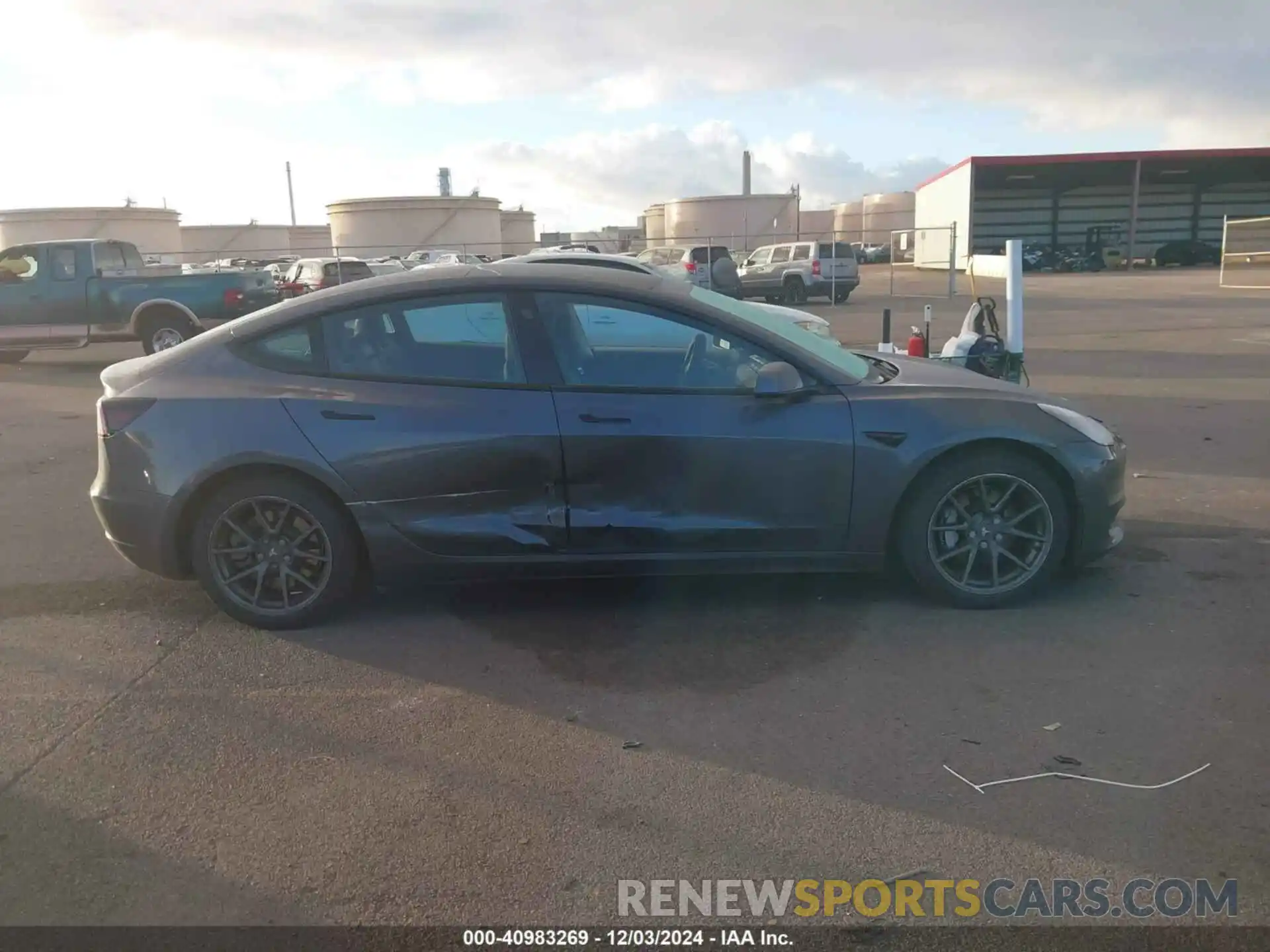 13 Photograph of a damaged car 5YJ3E1EA3MF850301 TESLA MODEL 3 2021