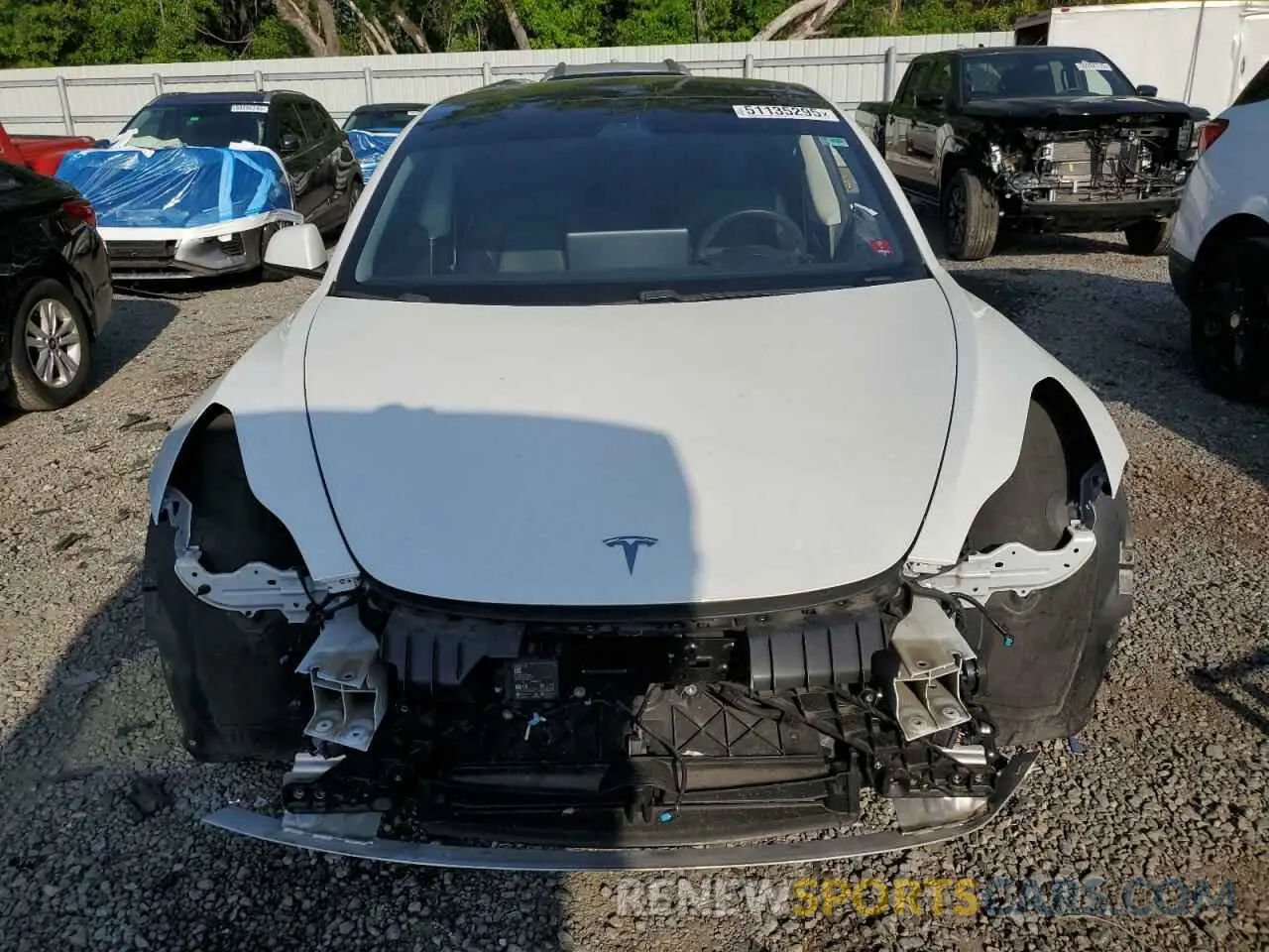 5 Photograph of a damaged car 5YJ3E1EA3MF855031 TESLA MODEL 3 2021