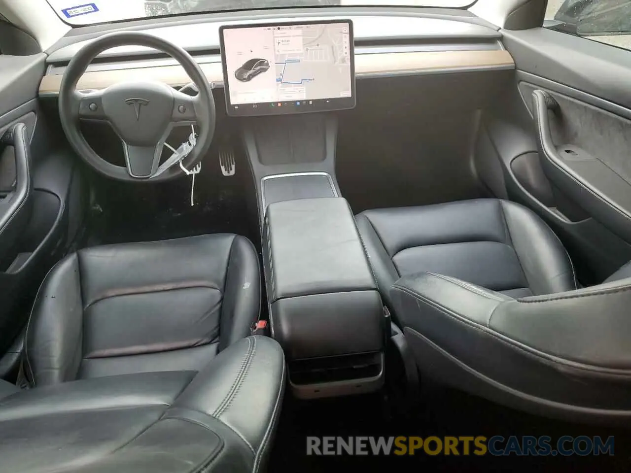 8 Photograph of a damaged car 5YJ3E1EA3MF866871 TESLA MODEL 3 2021