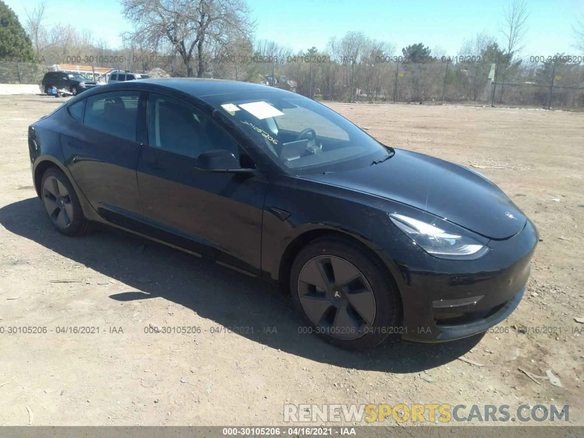 1 Photograph of a damaged car 5YJ3E1EA3MF867146 TESLA MODEL 3 2021