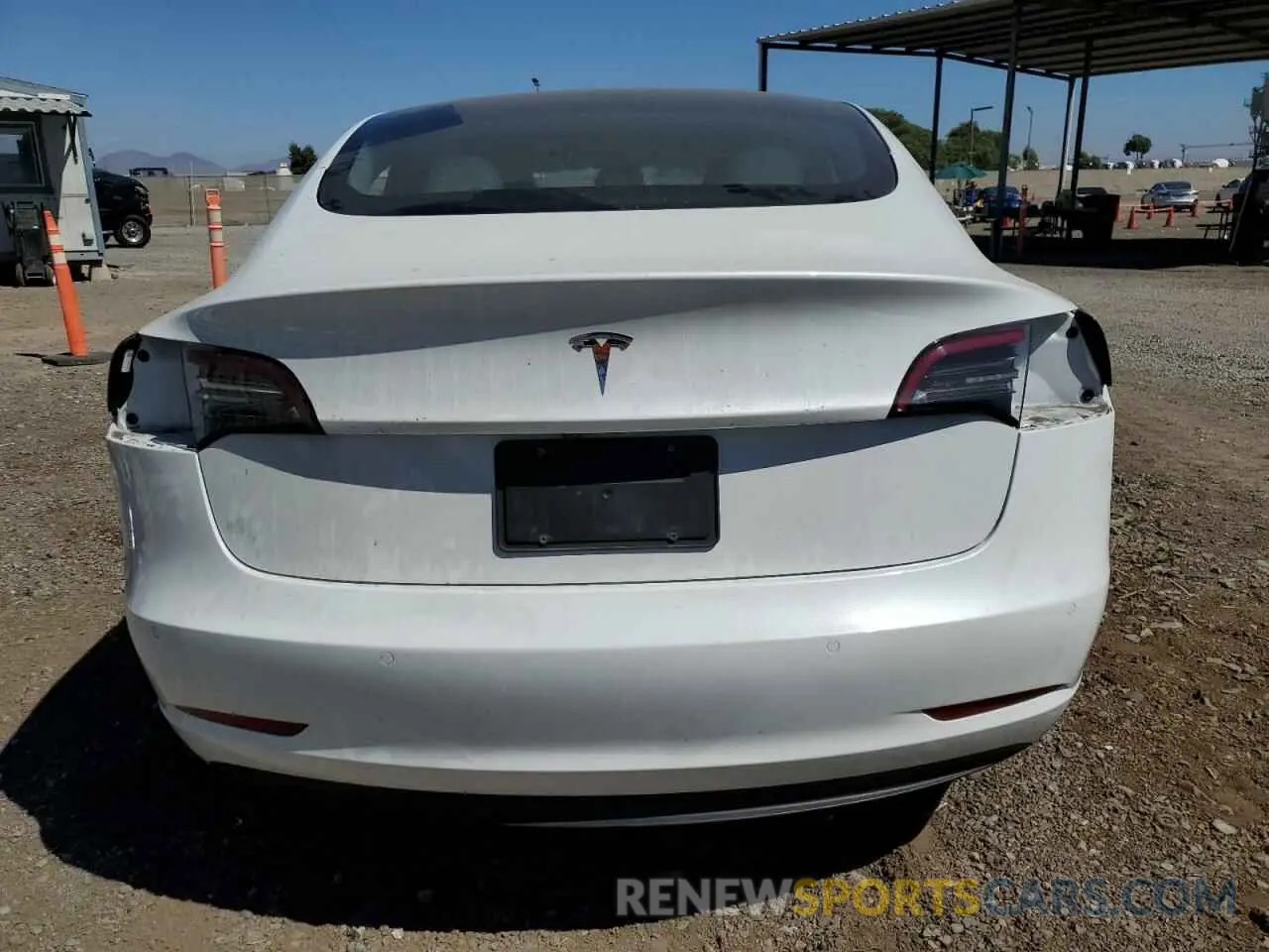 6 Photograph of a damaged car 5YJ3E1EA3MF877904 TESLA MODEL 3 2021