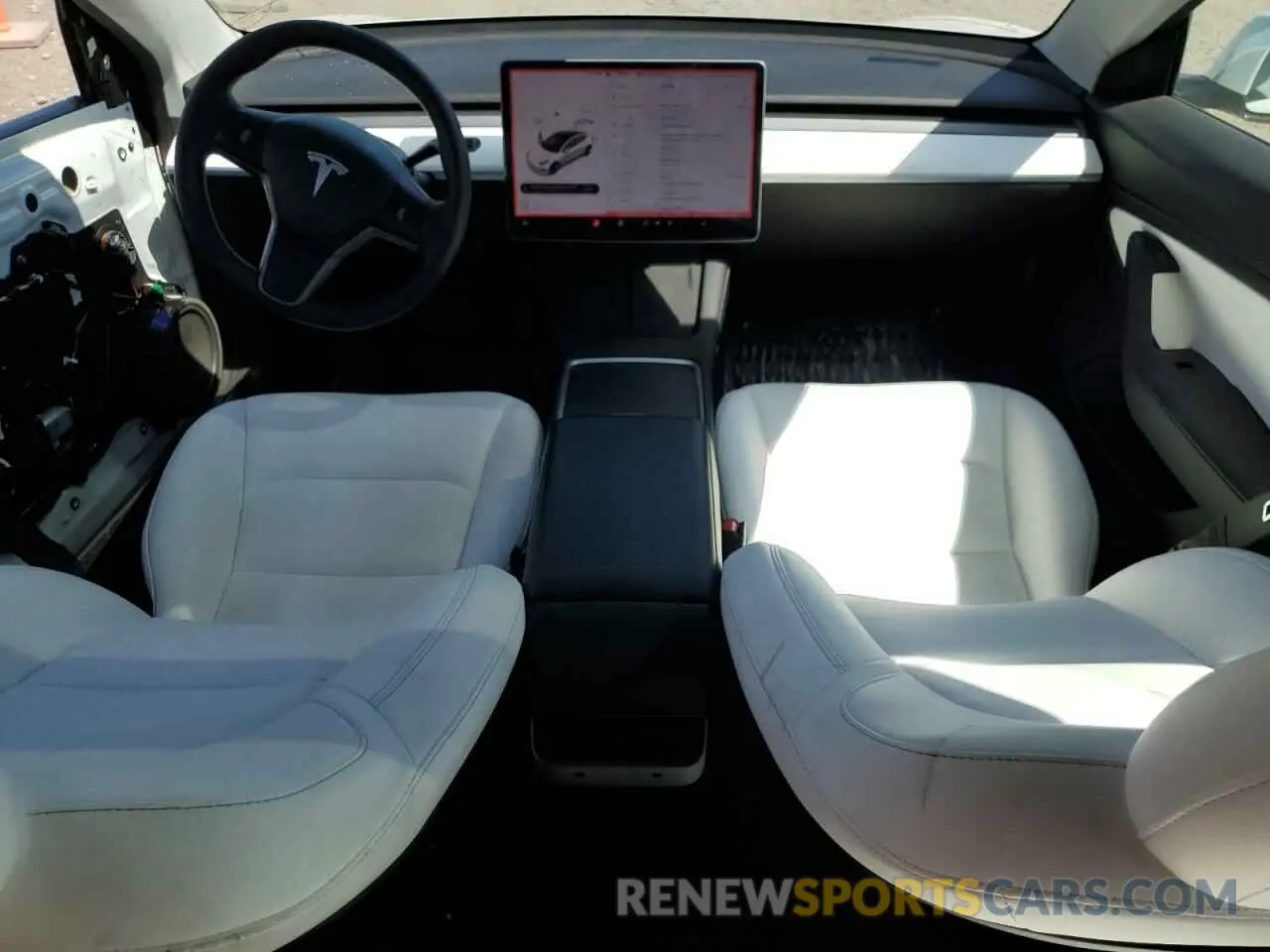 8 Photograph of a damaged car 5YJ3E1EA3MF877904 TESLA MODEL 3 2021