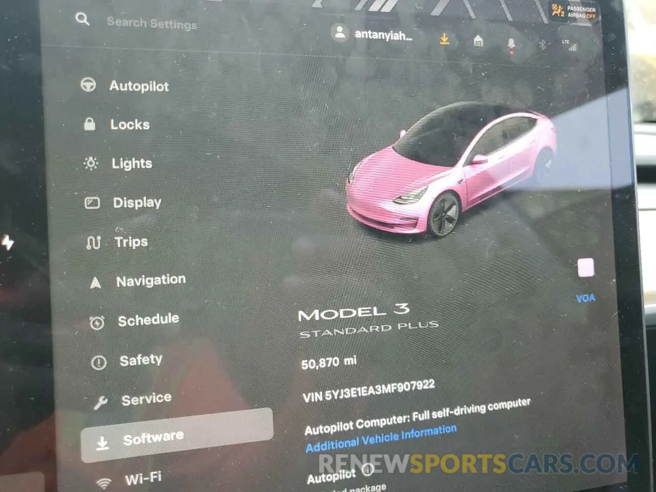 9 Photograph of a damaged car 5YJ3E1EA3MF907922 TESLA MODEL 3 2021