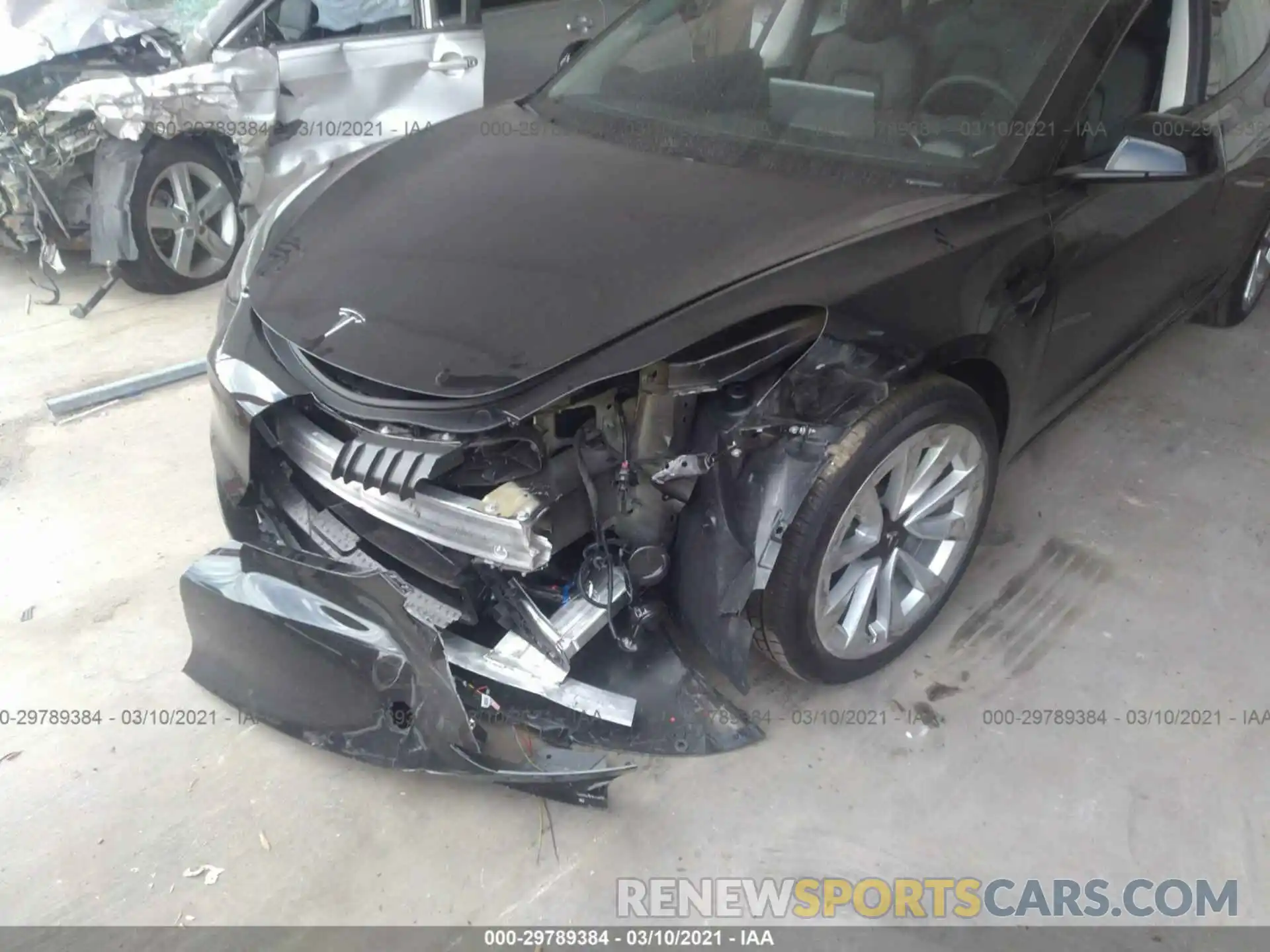 6 Photograph of a damaged car 5YJ3E1EA3MF908049 TESLA MODEL 3 2021