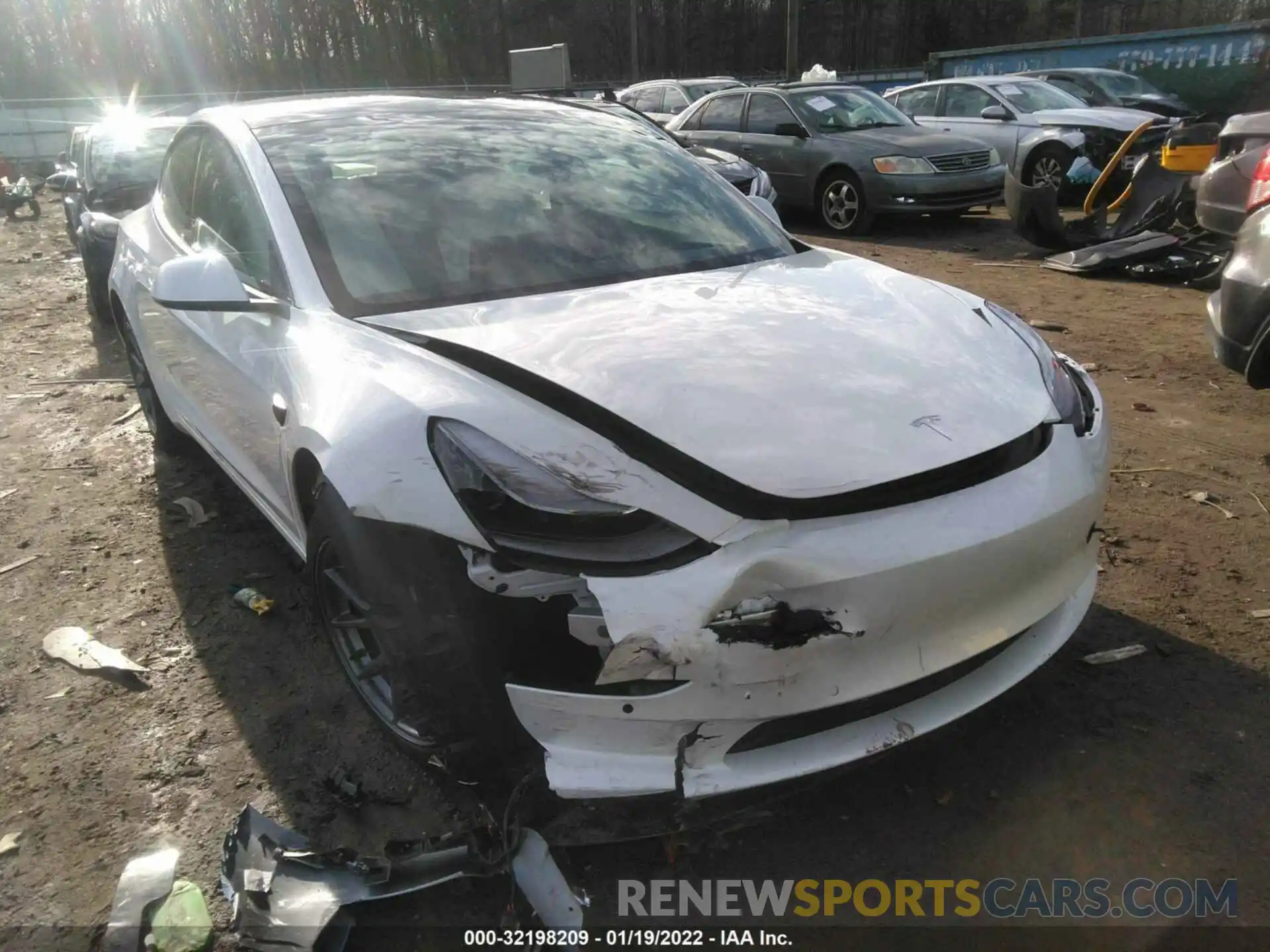 6 Photograph of a damaged car 5YJ3E1EA3MF908679 TESLA MODEL 3 2021