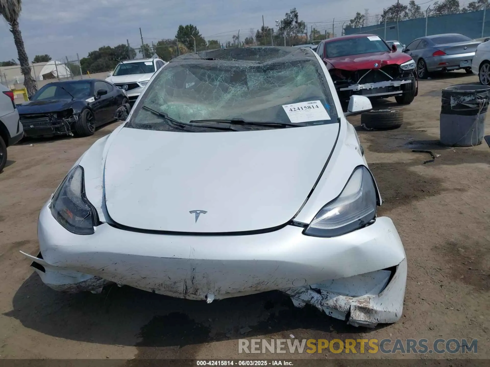 12 Photograph of a damaged car 5YJ3E1EA3MF921206 TESLA MODEL 3 2021