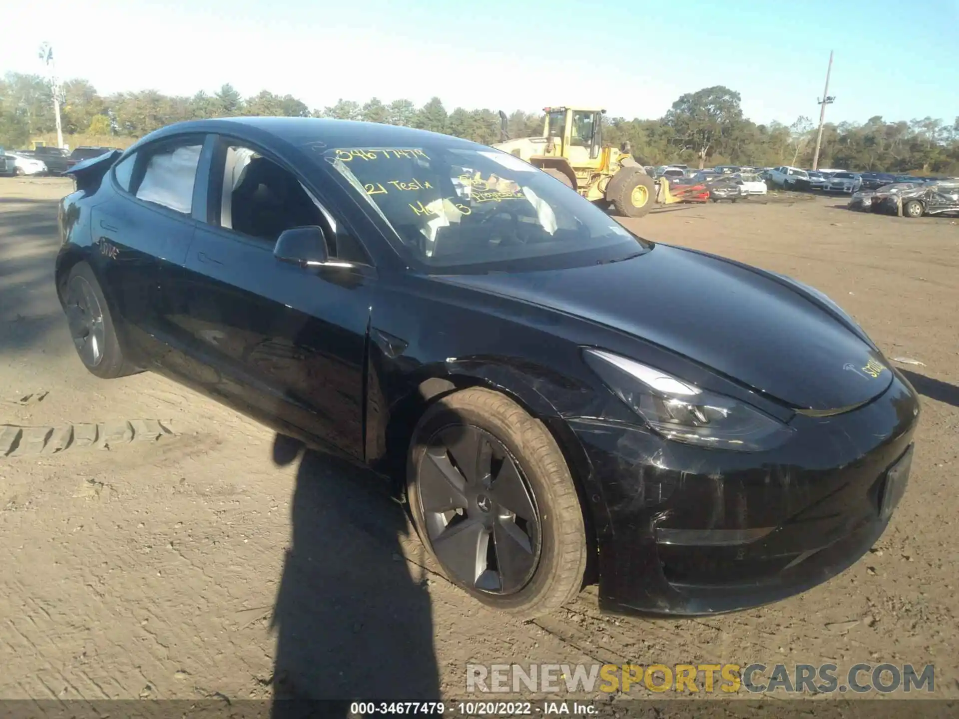 1 Photograph of a damaged car 5YJ3E1EA3MF921335 TESLA MODEL 3 2021