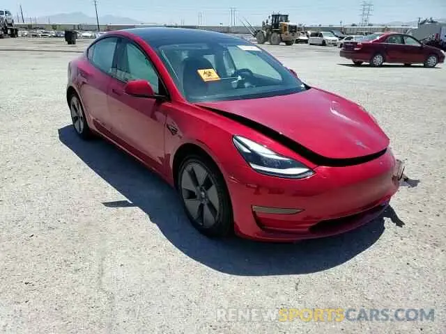 14 Photograph of a damaged car 5YJ3E1EA3MF922727 TESLA MODEL 3 2021