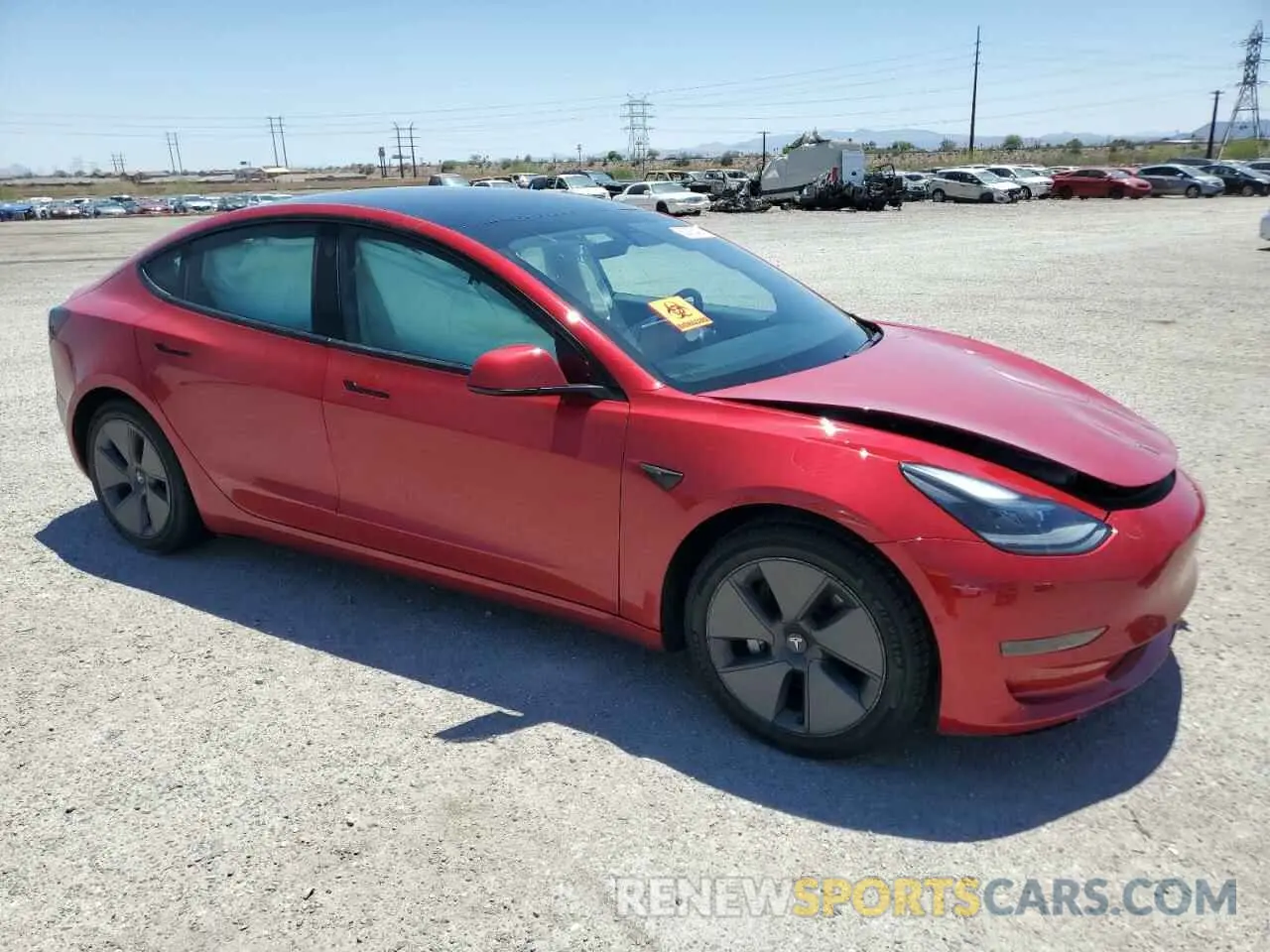 4 Photograph of a damaged car 5YJ3E1EA3MF922727 TESLA MODEL 3 2021