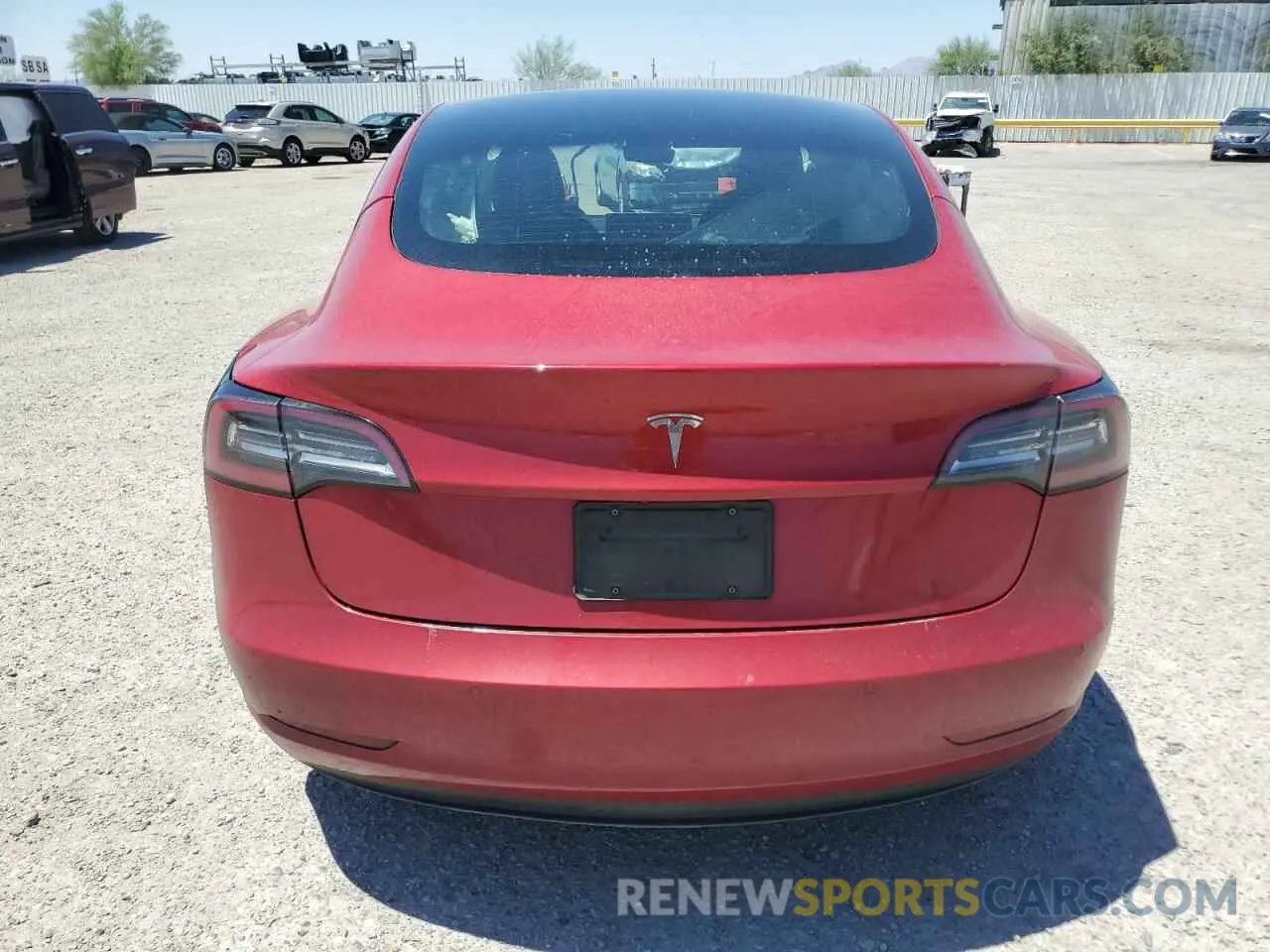 6 Photograph of a damaged car 5YJ3E1EA3MF922727 TESLA MODEL 3 2021