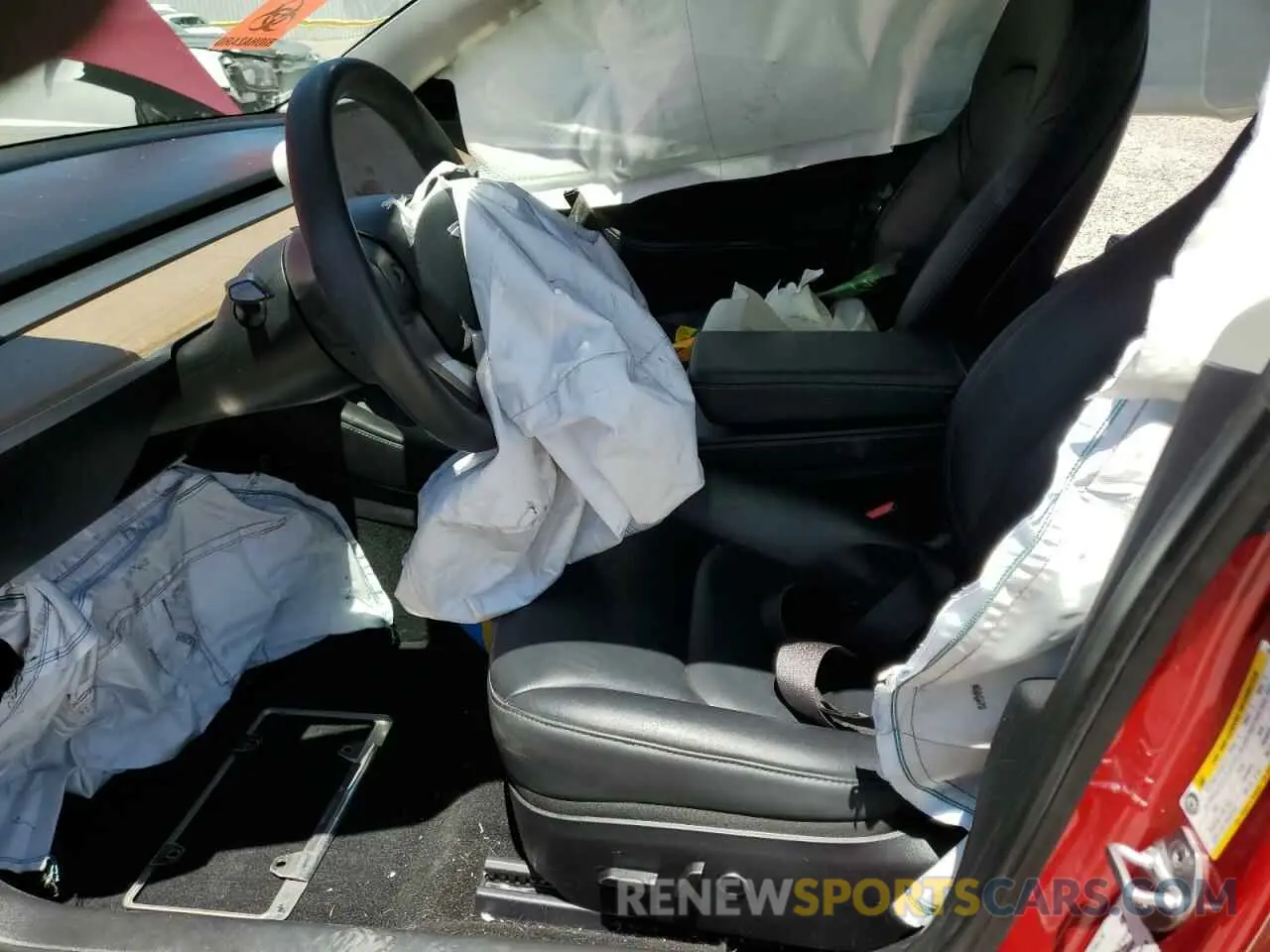 7 Photograph of a damaged car 5YJ3E1EA3MF922727 TESLA MODEL 3 2021