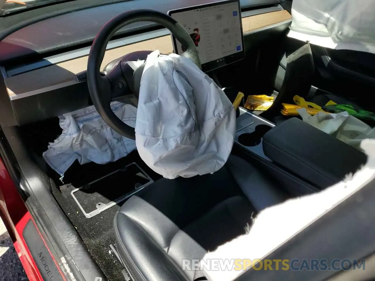 8 Photograph of a damaged car 5YJ3E1EA3MF922727 TESLA MODEL 3 2021