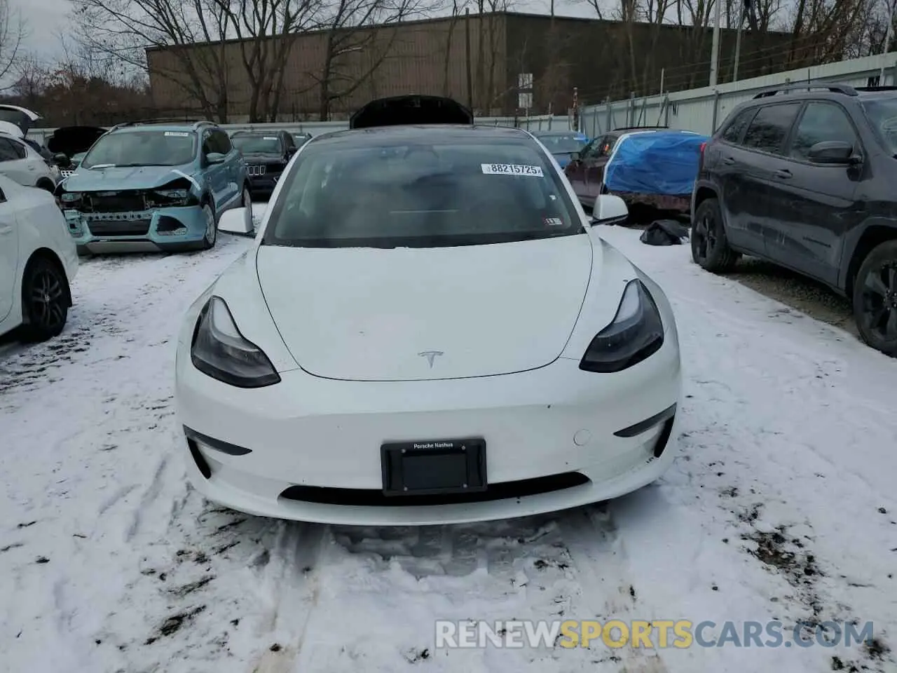 5 Photograph of a damaged car 5YJ3E1EA3MF923487 TESLA MODEL 3 2021