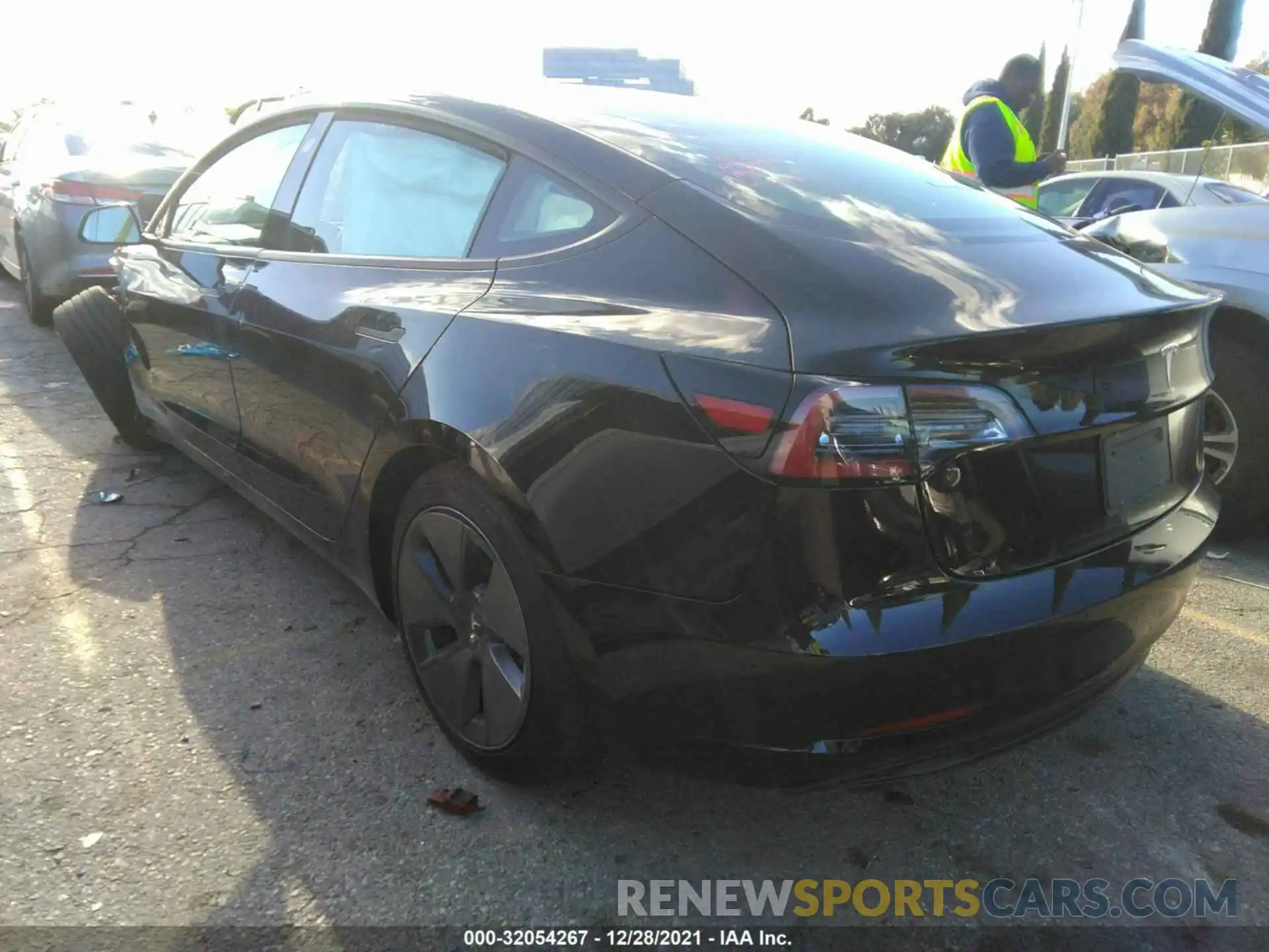 3 Photograph of a damaged car 5YJ3E1EA3MF939978 TESLA MODEL 3 2021