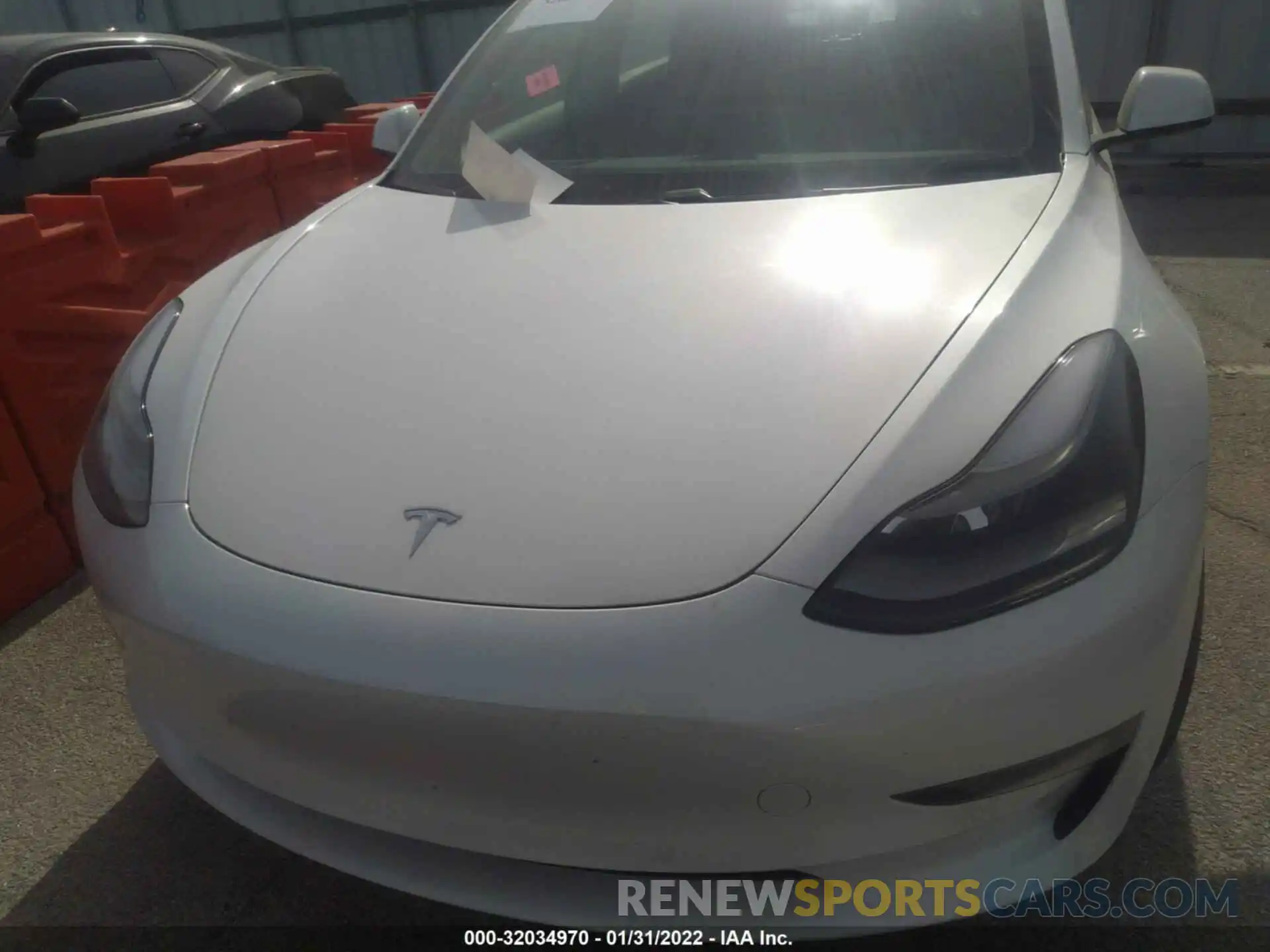 10 Photograph of a damaged car 5YJ3E1EA3MF977873 TESLA MODEL 3 2021