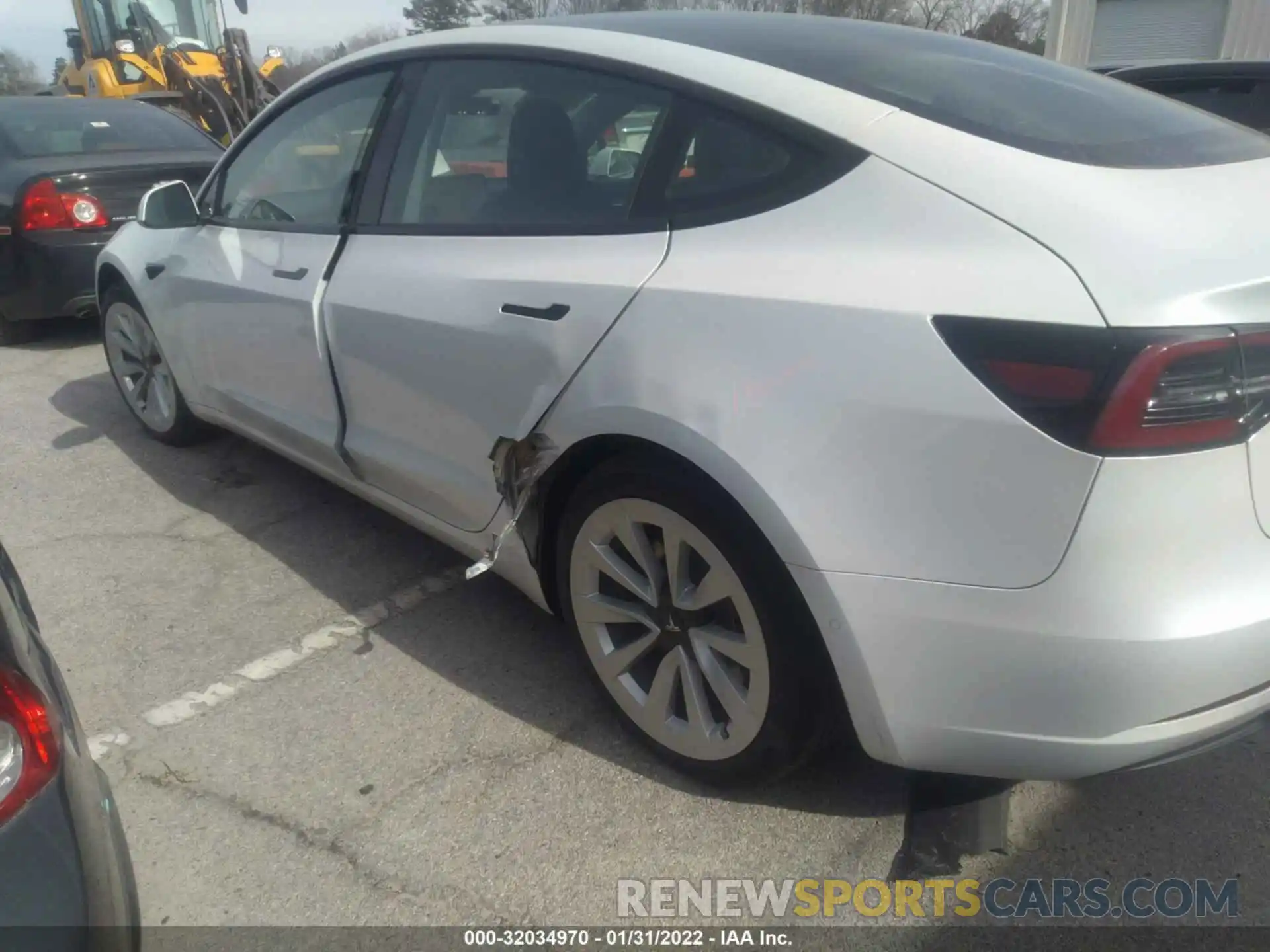 6 Photograph of a damaged car 5YJ3E1EA3MF977873 TESLA MODEL 3 2021