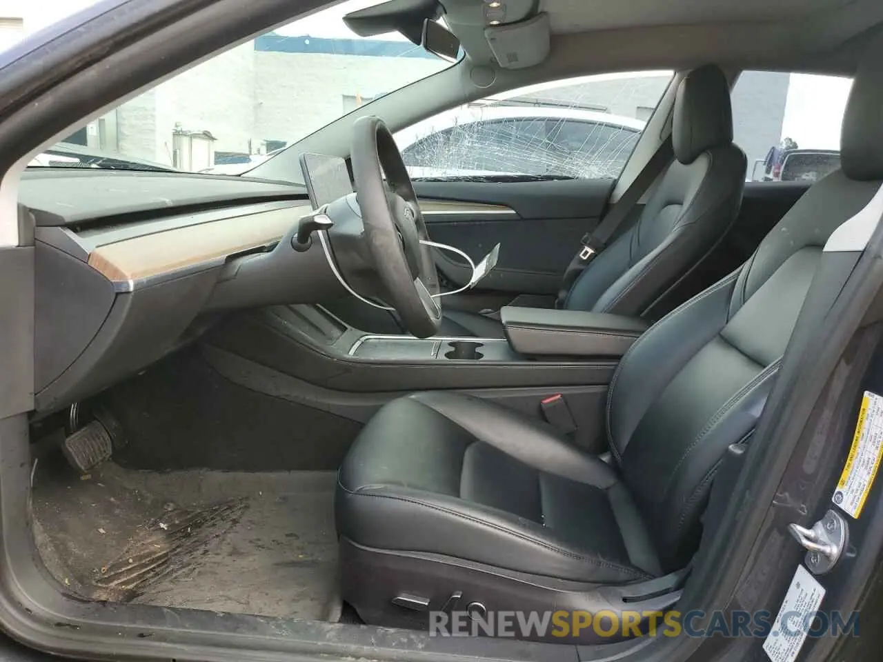 7 Photograph of a damaged car 5YJ3E1EA3MF982443 TESLA MODEL 3 2021