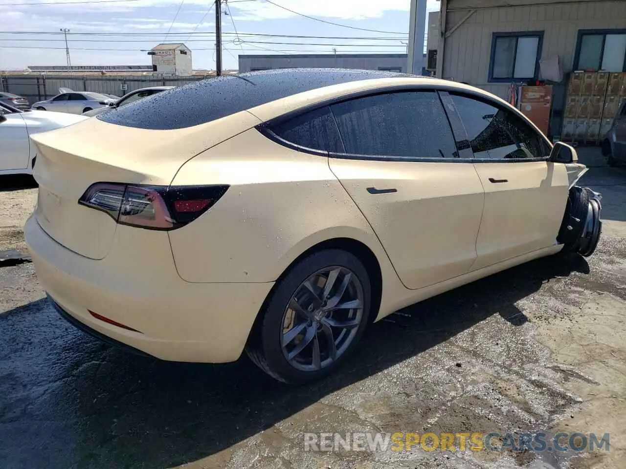 3 Photograph of a damaged car 5YJ3E1EA3MF987562 TESLA MODEL 3 2021