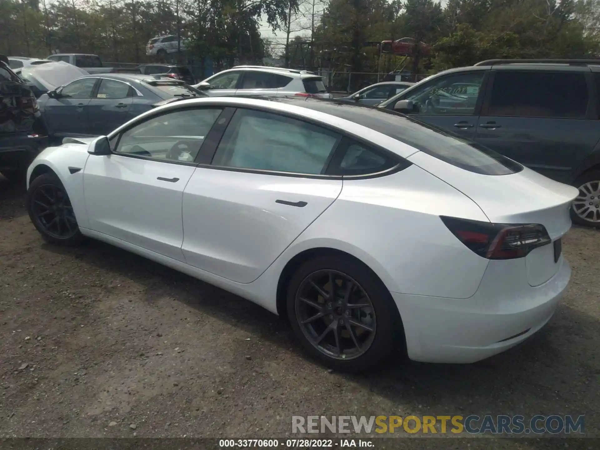 3 Photograph of a damaged car 5YJ3E1EA3MF991191 TESLA MODEL 3 2021