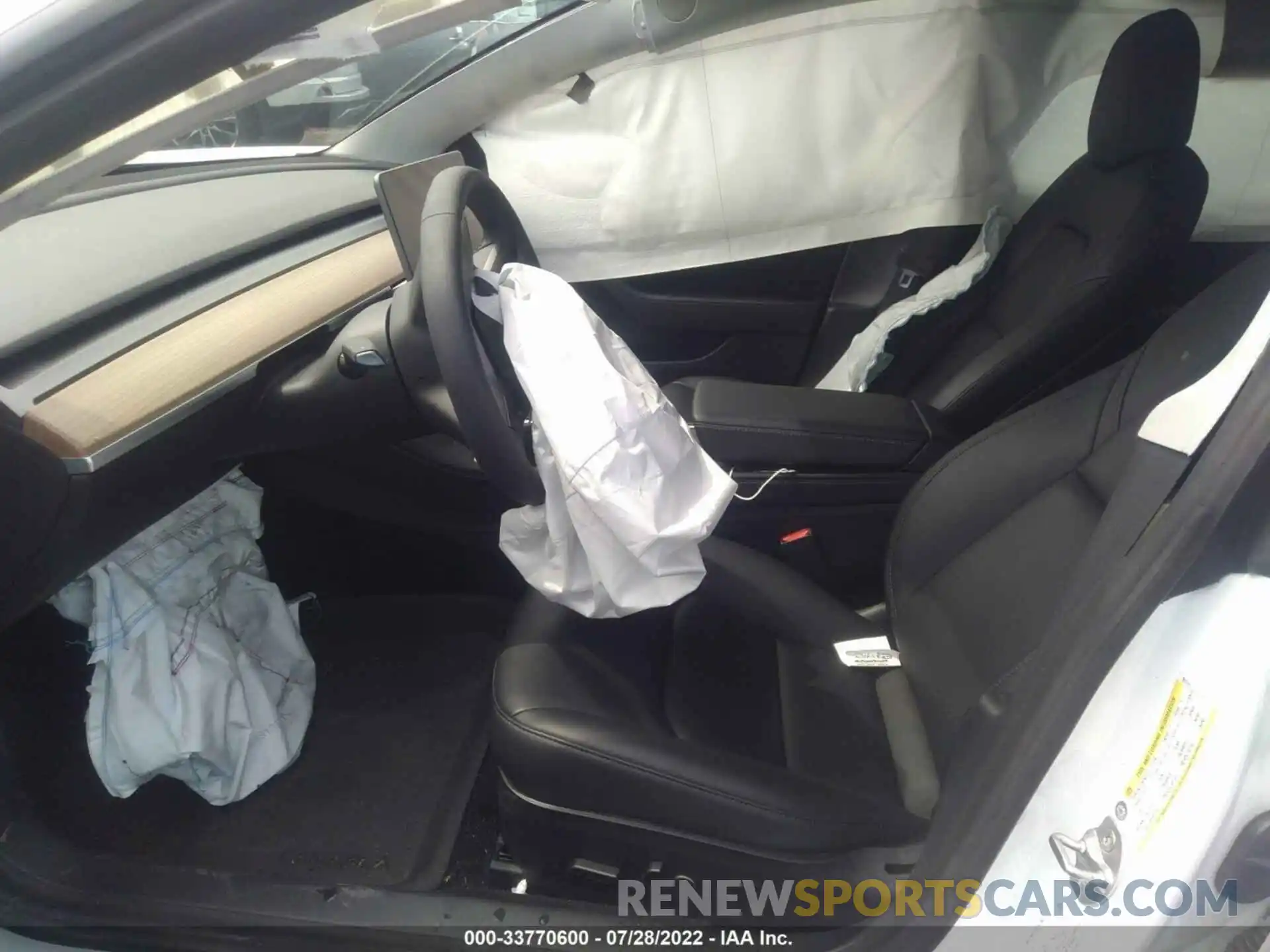 5 Photograph of a damaged car 5YJ3E1EA3MF991191 TESLA MODEL 3 2021