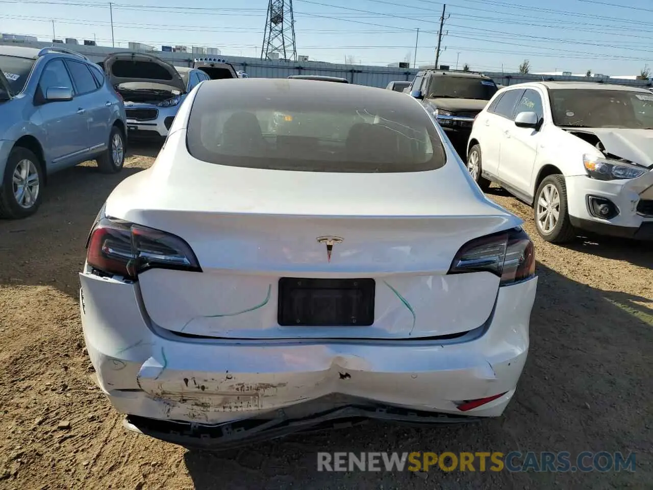 6 Photograph of a damaged car 5YJ3E1EA3MF991627 TESLA MODEL 3 2021