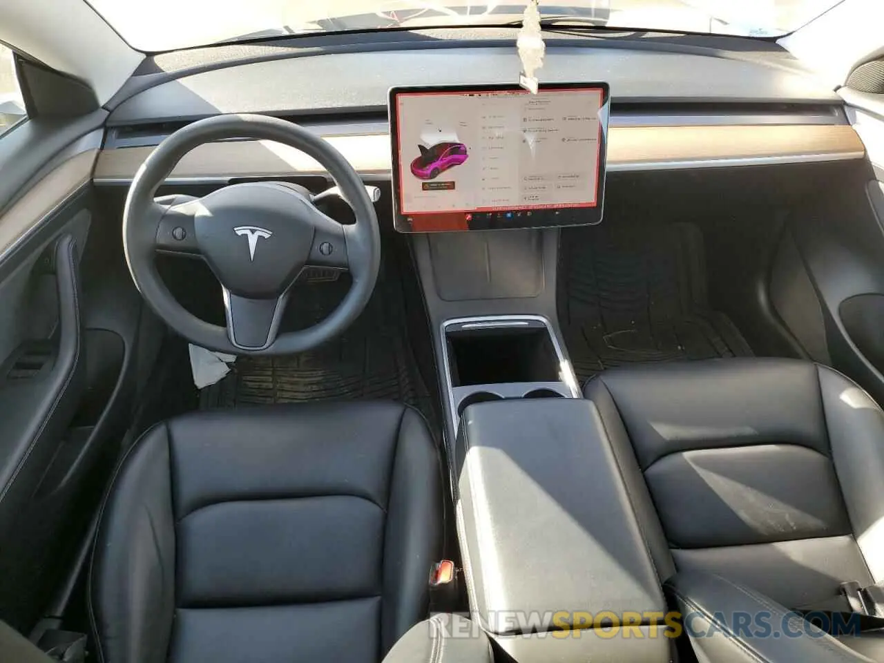 8 Photograph of a damaged car 5YJ3E1EA3MF991627 TESLA MODEL 3 2021