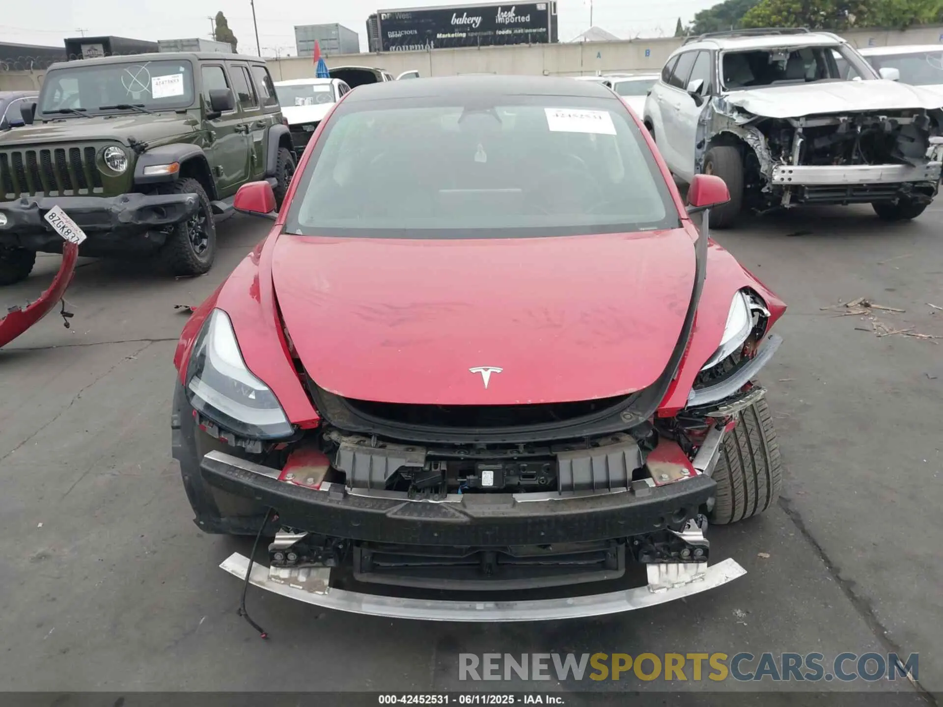 13 Photograph of a damaged car 5YJ3E1EA3MF994740 TESLA MODEL 3 2021