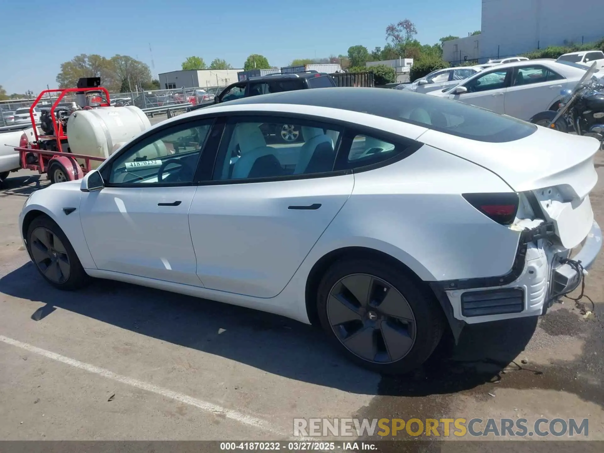 13 Photograph of a damaged car 5YJ3E1EA3MF995063 TESLA MODEL 3 2021