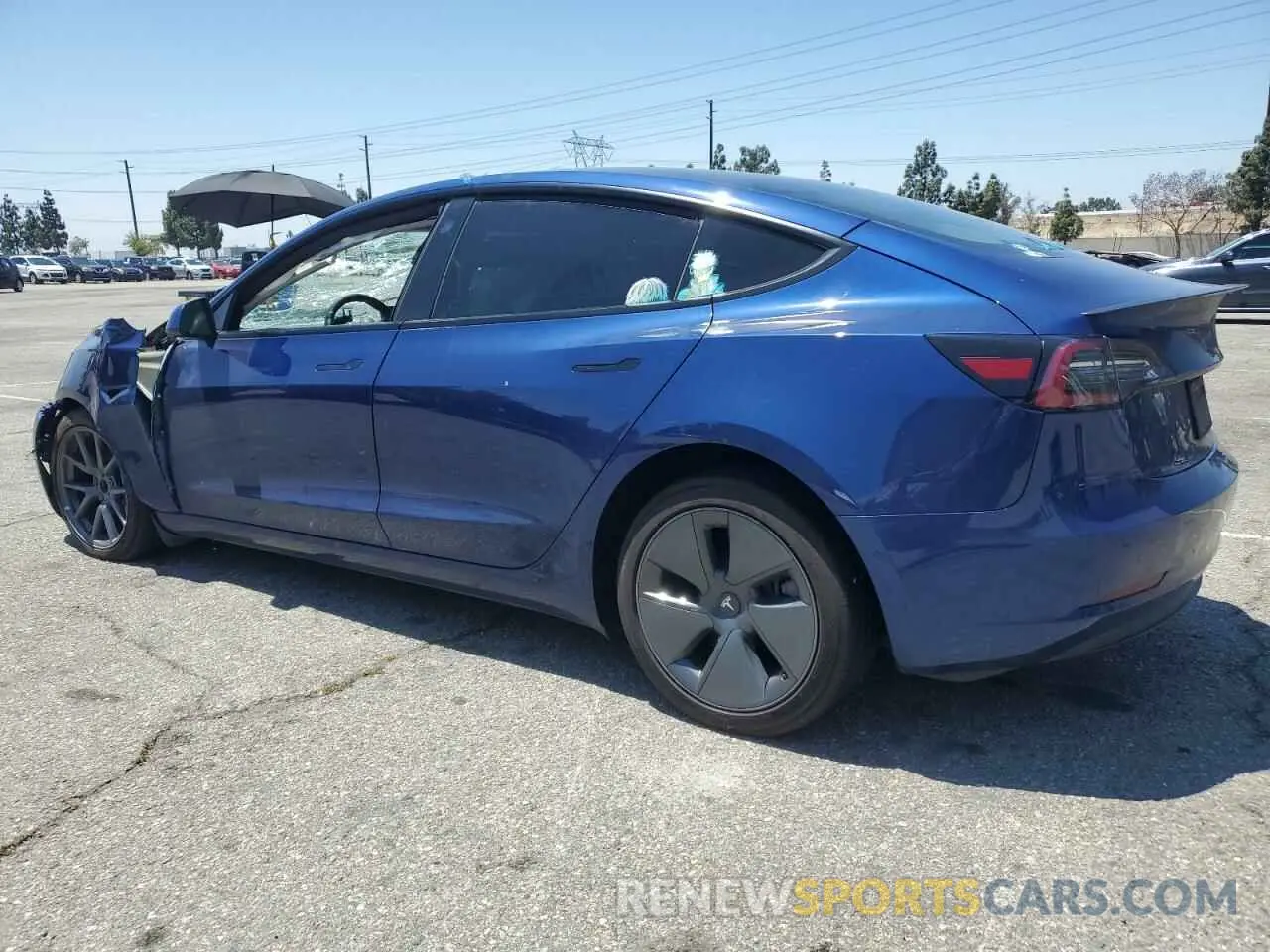 2 Photograph of a damaged car 5YJ3E1EA3MF996973 TESLA MODEL 3 2021