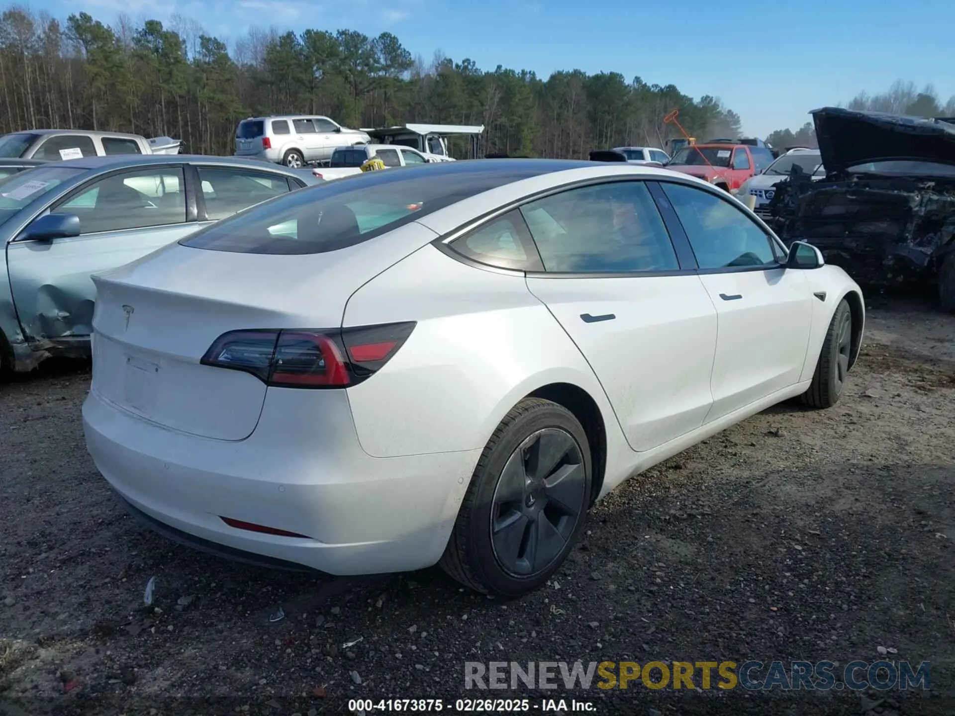 4 Photograph of a damaged car 5YJ3E1EA4MF016604 TESLA MODEL 3 2021