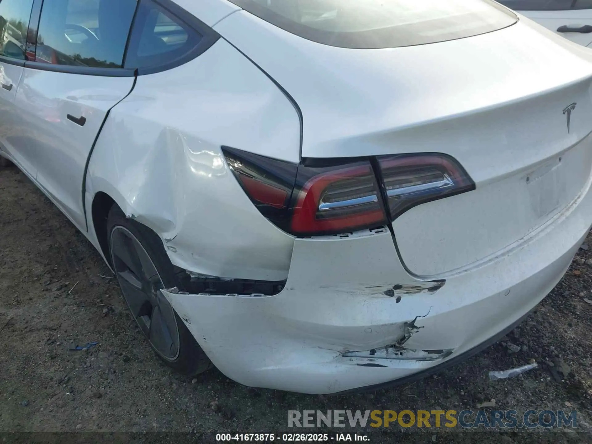 6 Photograph of a damaged car 5YJ3E1EA4MF016604 TESLA MODEL 3 2021