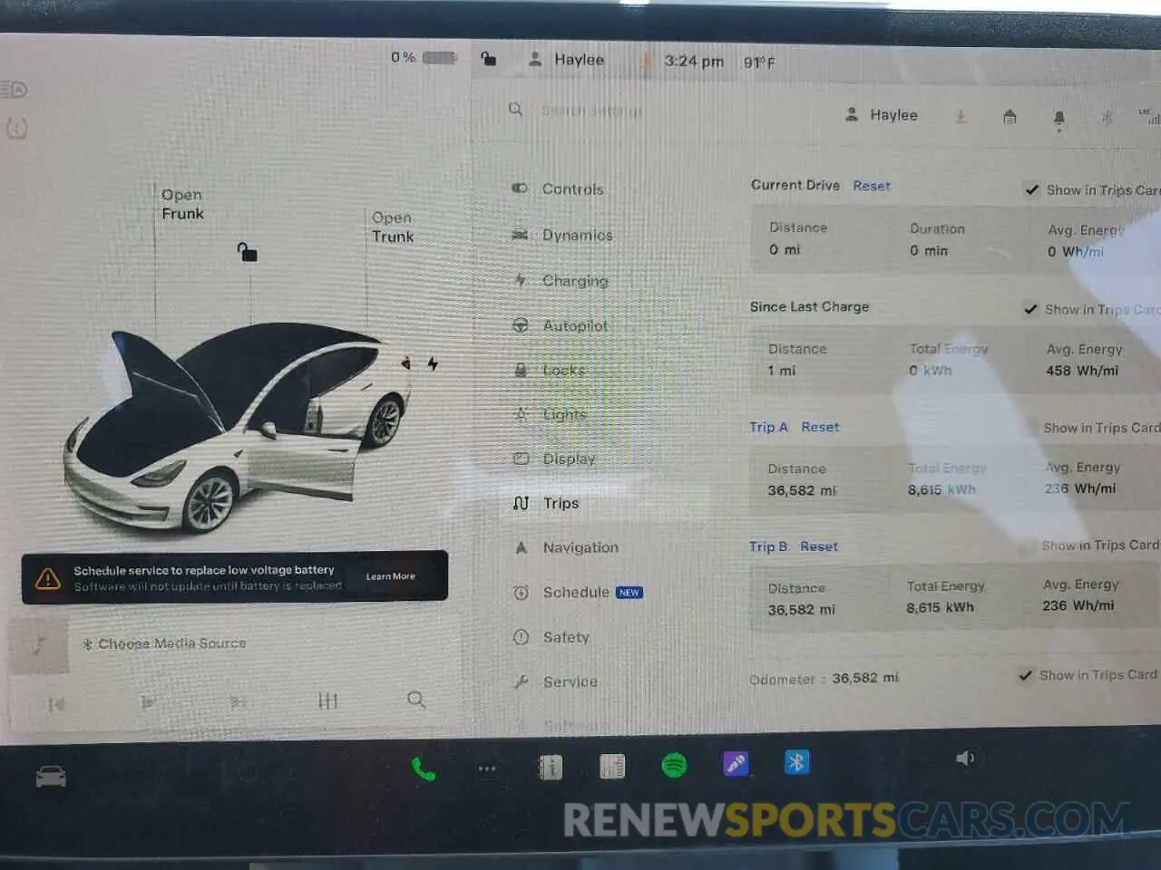 9 Photograph of a damaged car 5YJ3E1EA4MF031944 TESLA MODEL 3 2021