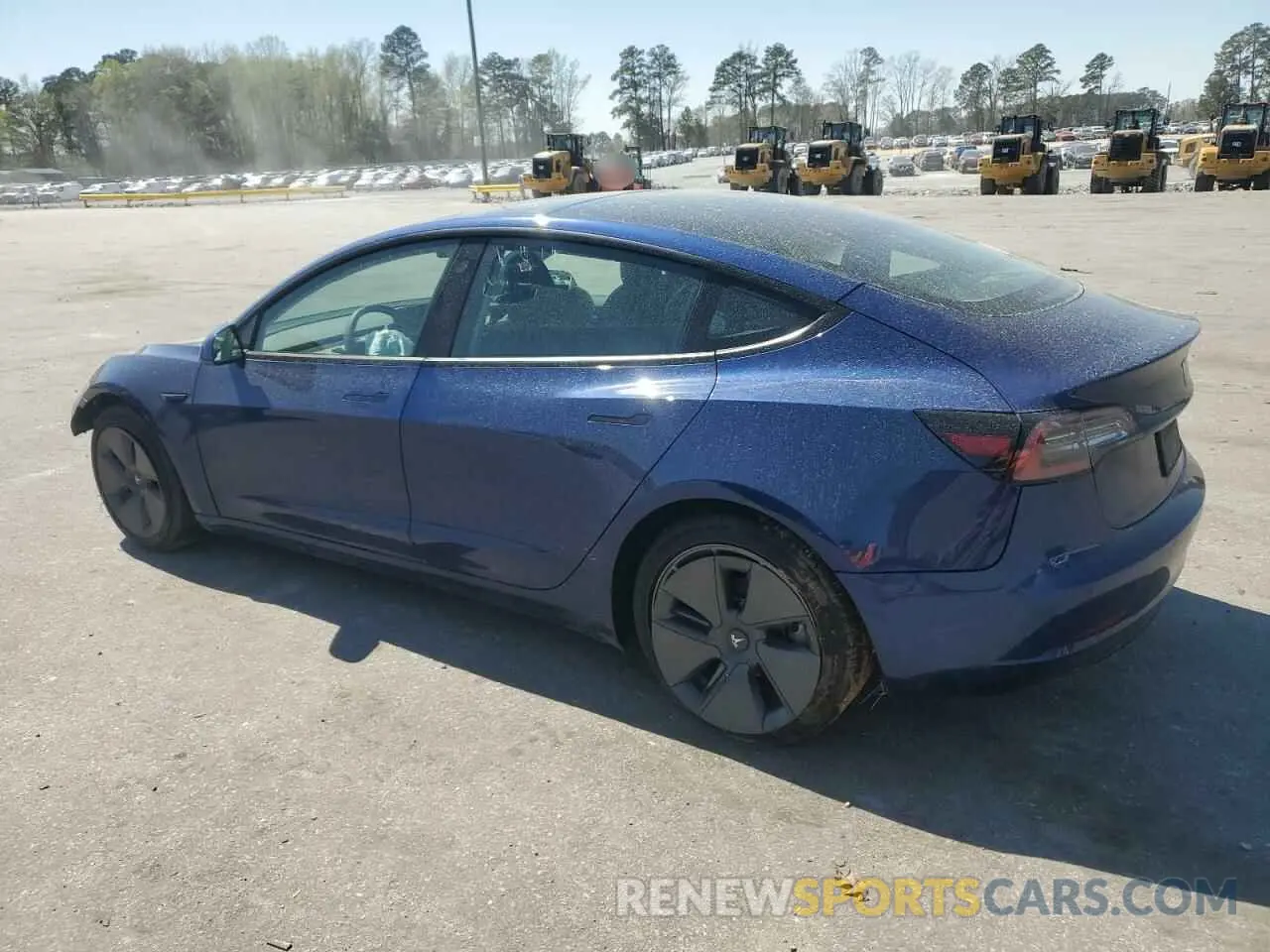 2 Photograph of a damaged car 5YJ3E1EA4MF056973 TESLA MODEL 3 2021