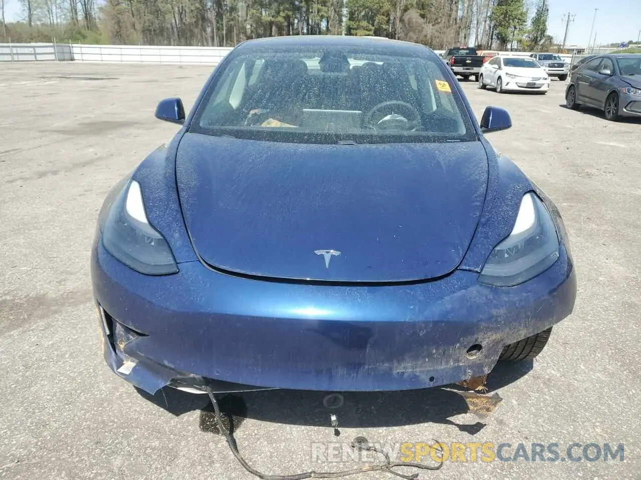 5 Photograph of a damaged car 5YJ3E1EA4MF056973 TESLA MODEL 3 2021