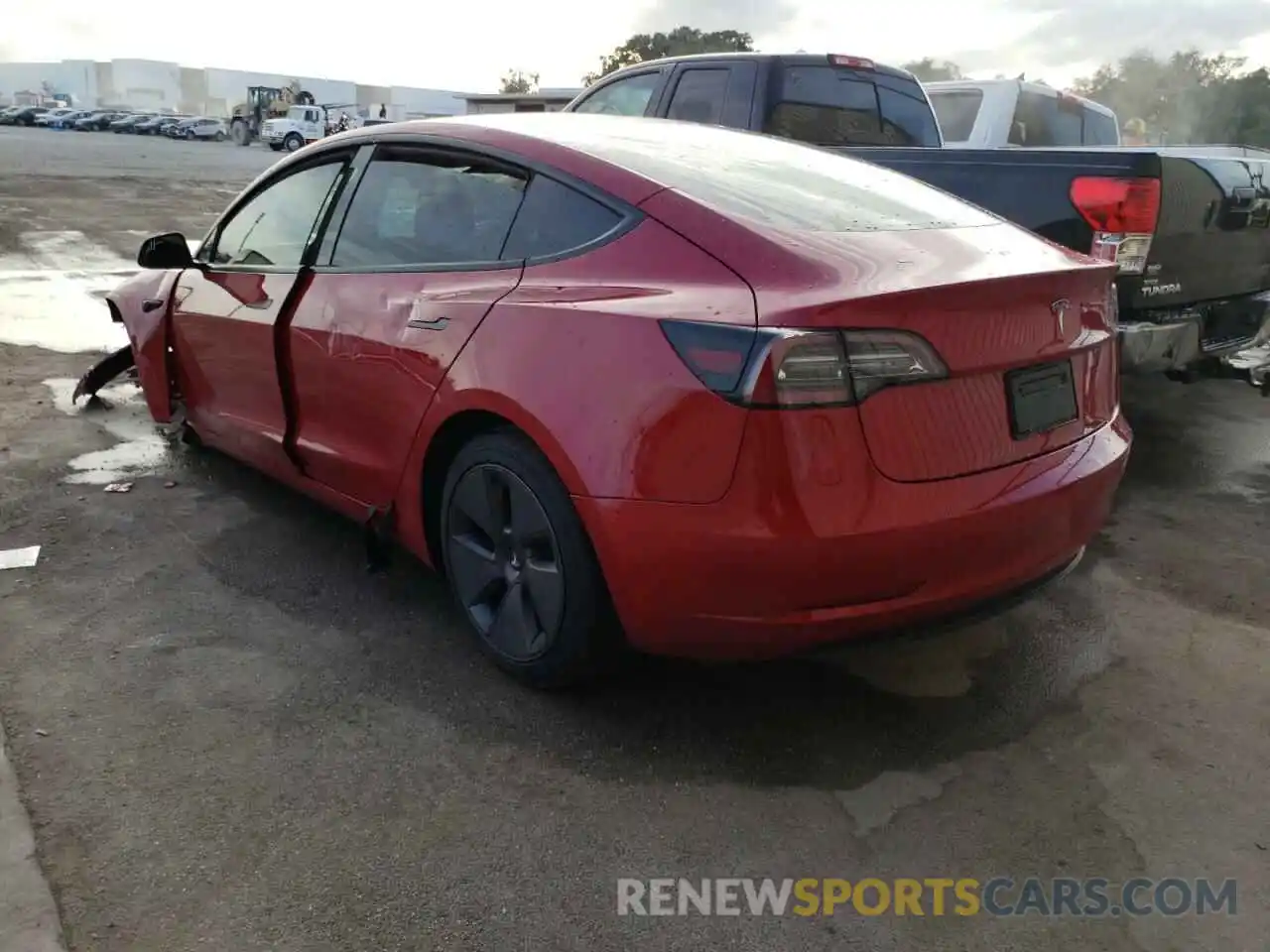 3 Photograph of a damaged car 5YJ3E1EA4MF060568 TESLA MODEL 3 2021