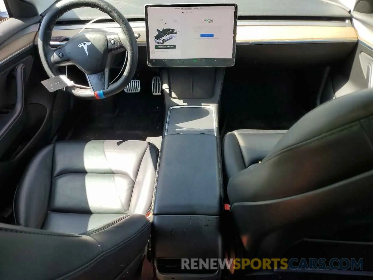 8 Photograph of a damaged car 5YJ3E1EA4MF061445 TESLA MODEL 3 2021