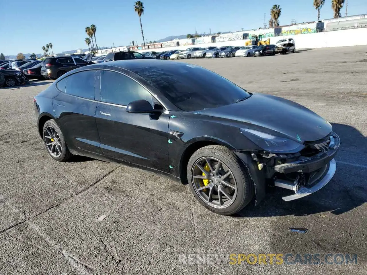 4 Photograph of a damaged car 5YJ3E1EA4MF069464 TESLA MODEL 3 2021