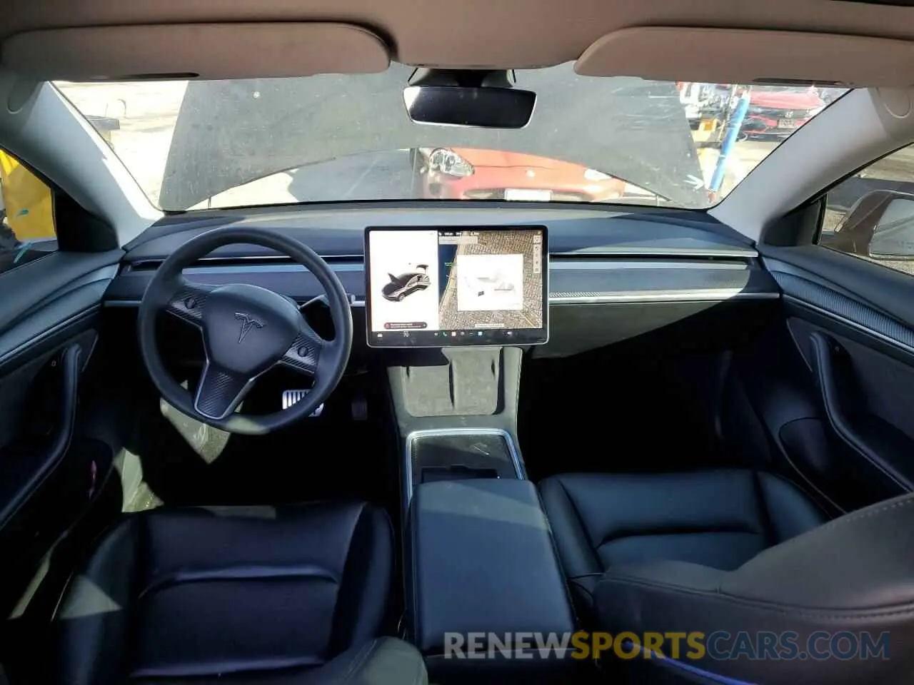 8 Photograph of a damaged car 5YJ3E1EA4MF069464 TESLA MODEL 3 2021