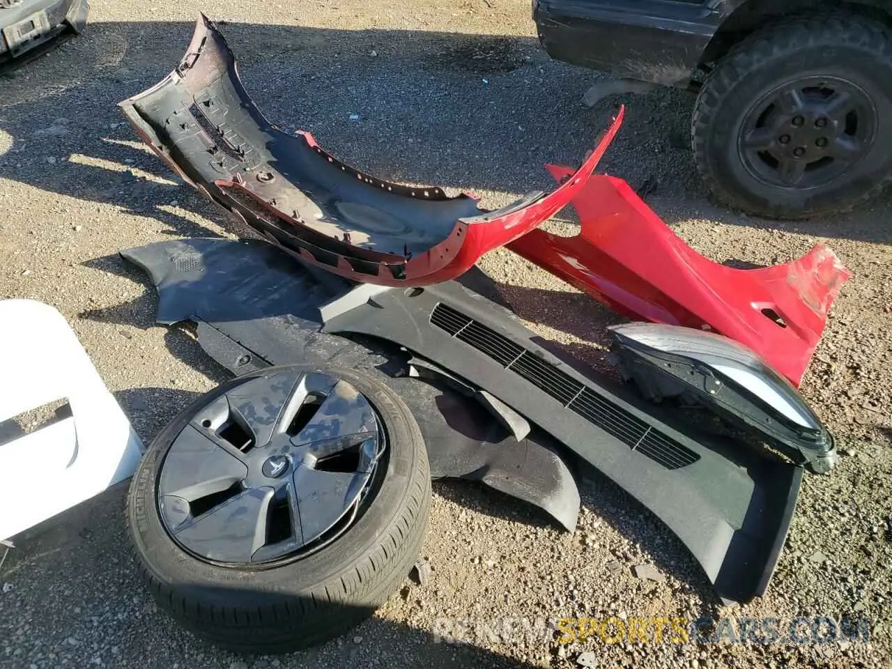 12 Photograph of a damaged car 5YJ3E1EA4MF081582 TESLA MODEL 3 2021