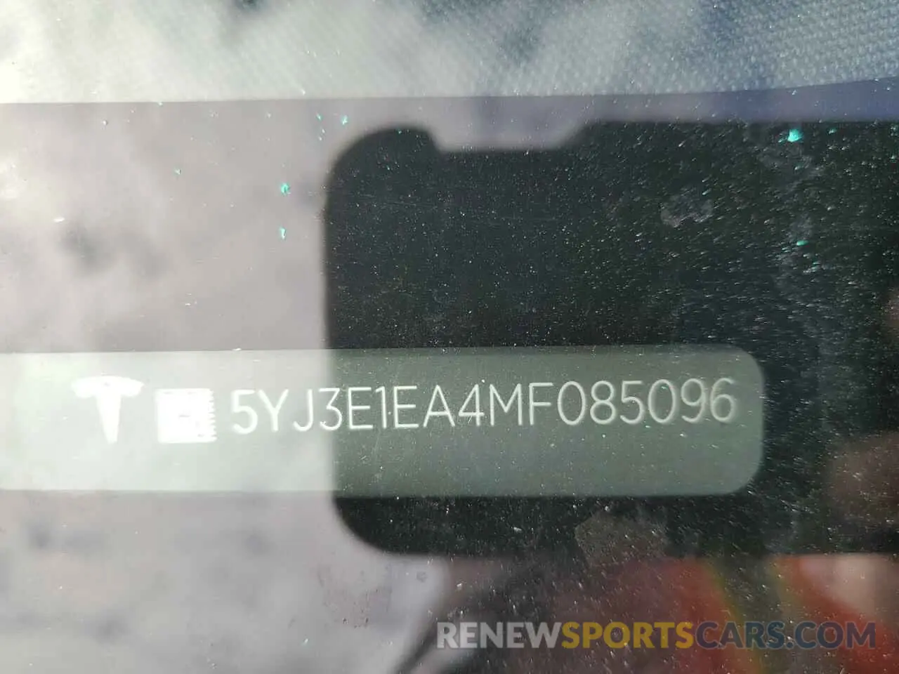 13 Photograph of a damaged car 5YJ3E1EA4MF085096 TESLA MODEL 3 2021