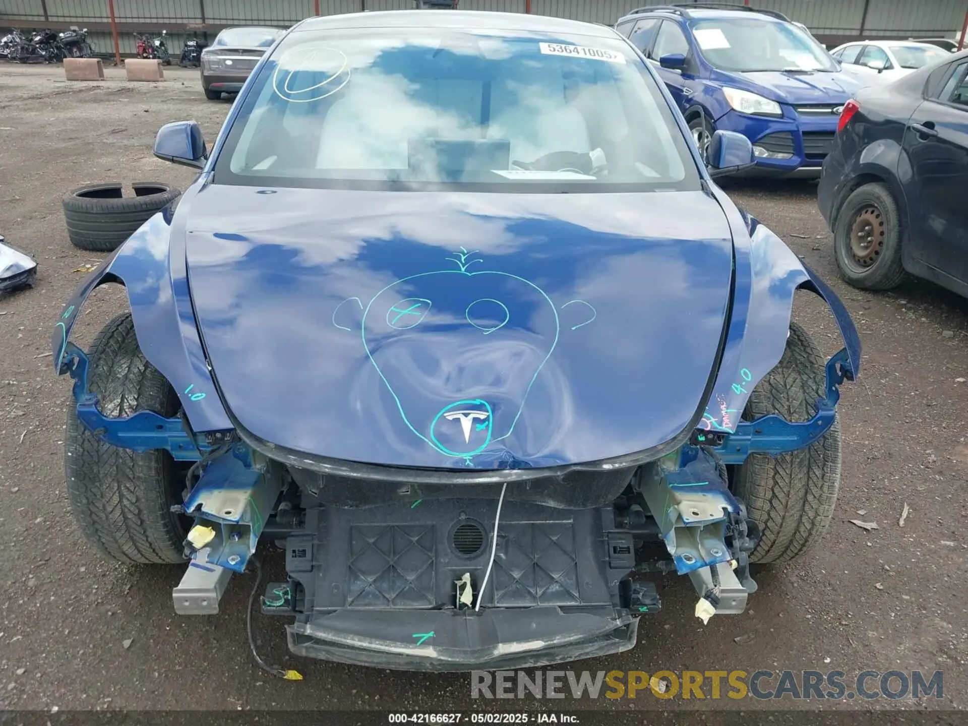 10 Photograph of a damaged car 5YJ3E1EA4MF088550 TESLA MODEL 3 2021